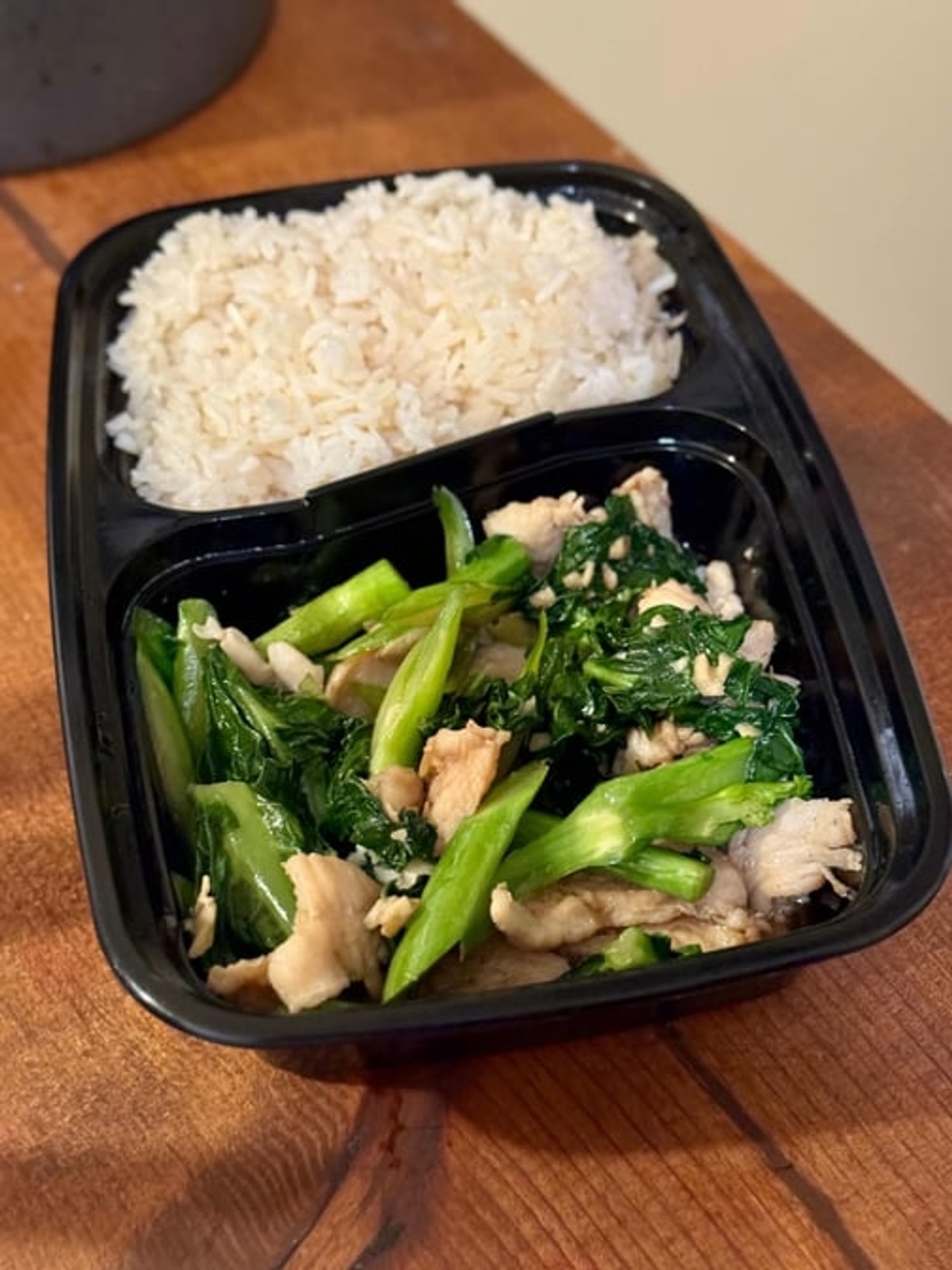 Chinese Brocoli Over Rice