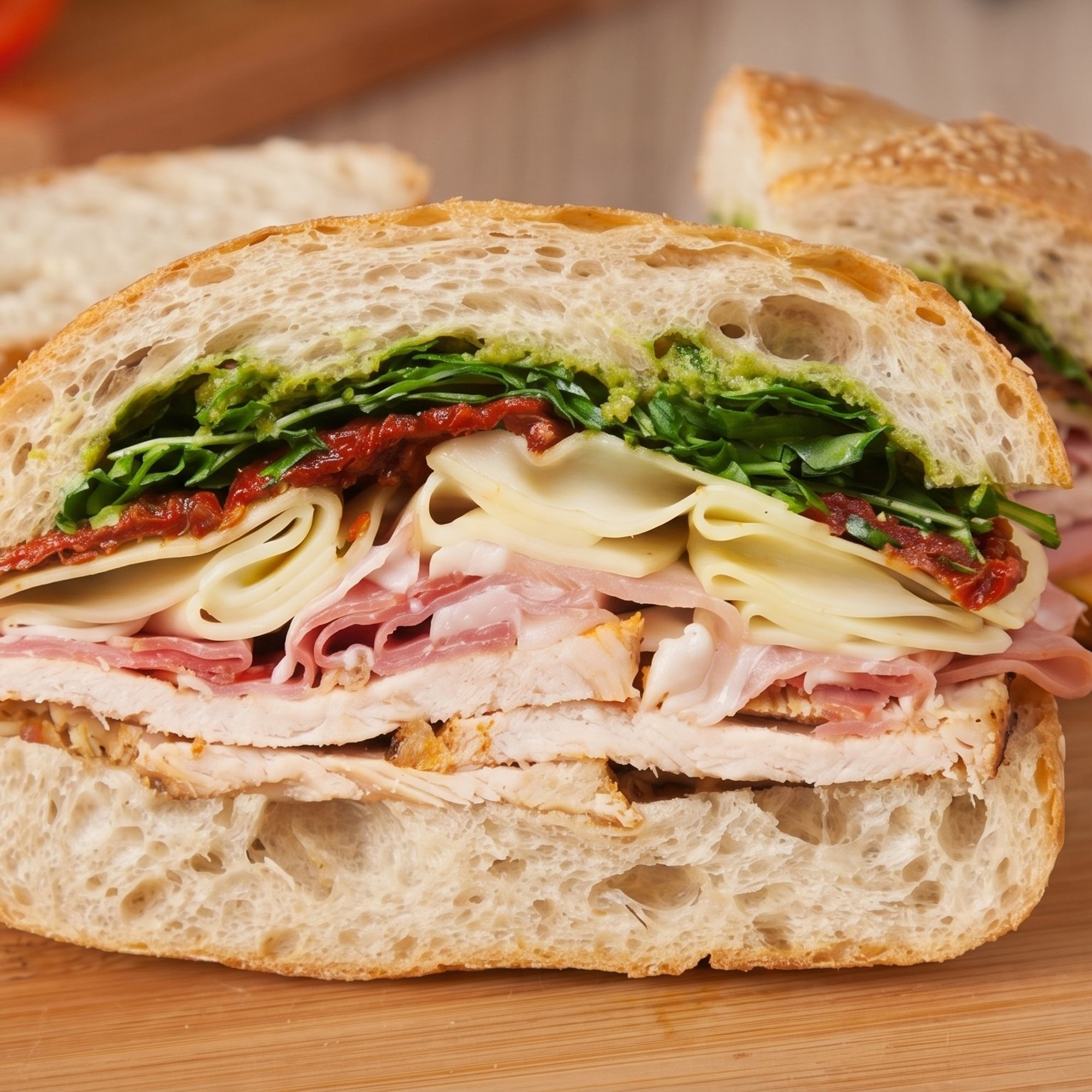 12. Turkey, Salami and Cheese Sub