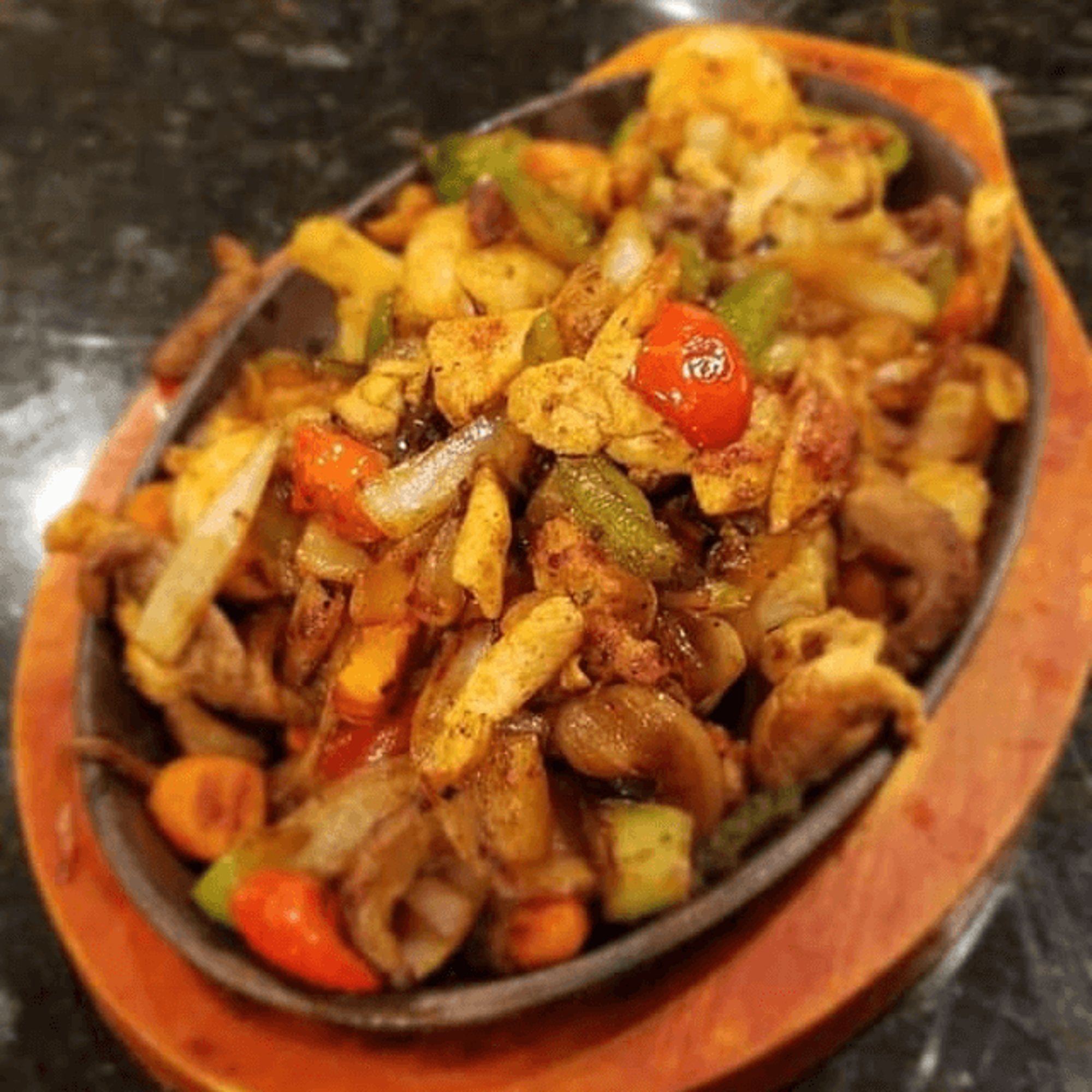 Fajitas de la casa