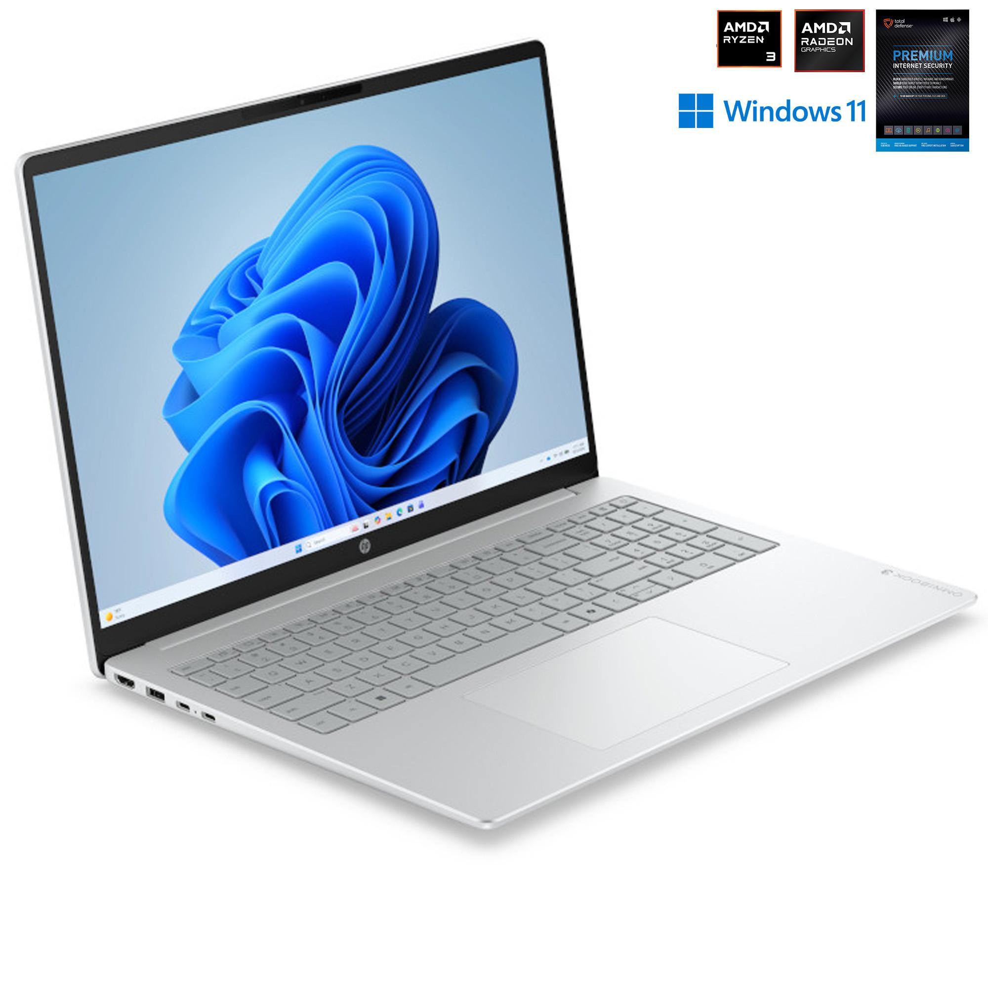 HP 16" Laptop w/ Total Defense Internet Security