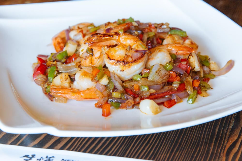 Shrimp w. Fresh Garlic & Pepper