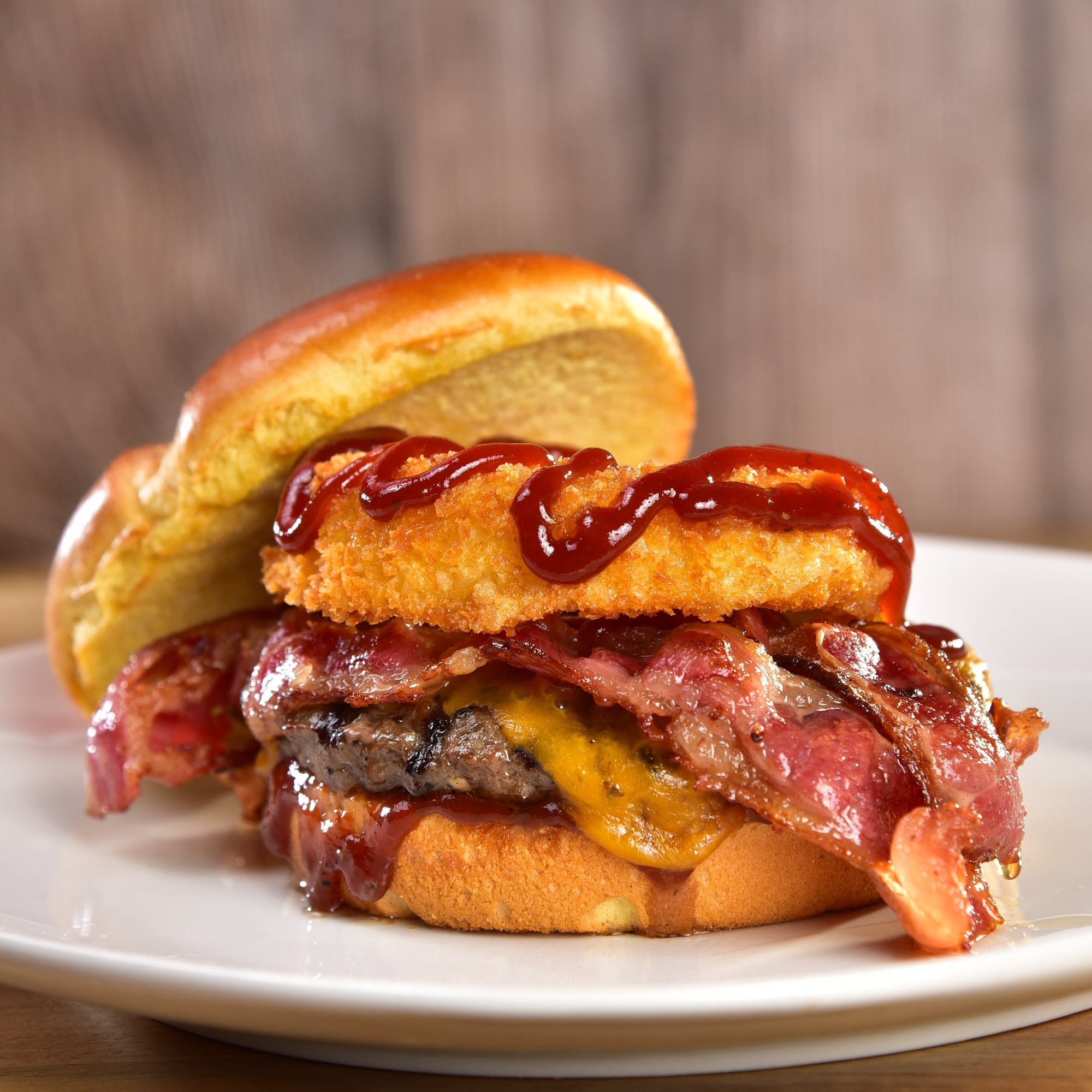 Western Bacon Cheeseburger