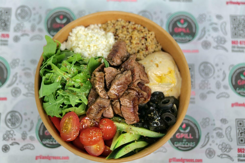 Mediterranean (Carb) Bowl