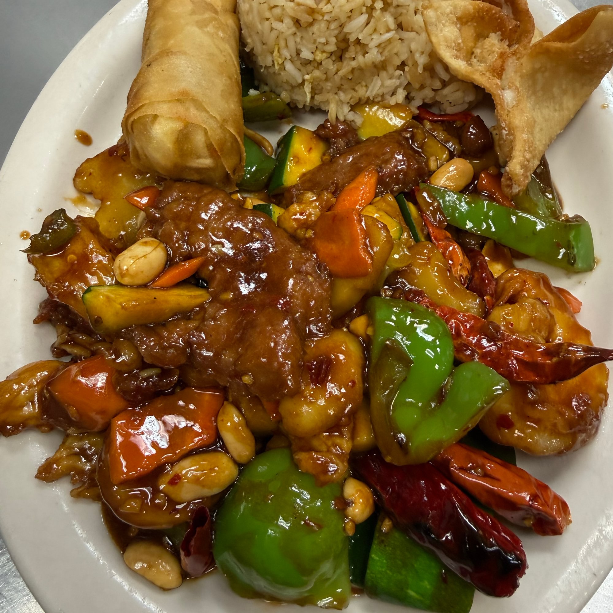 Kung Pao Three Delight Chef's Special