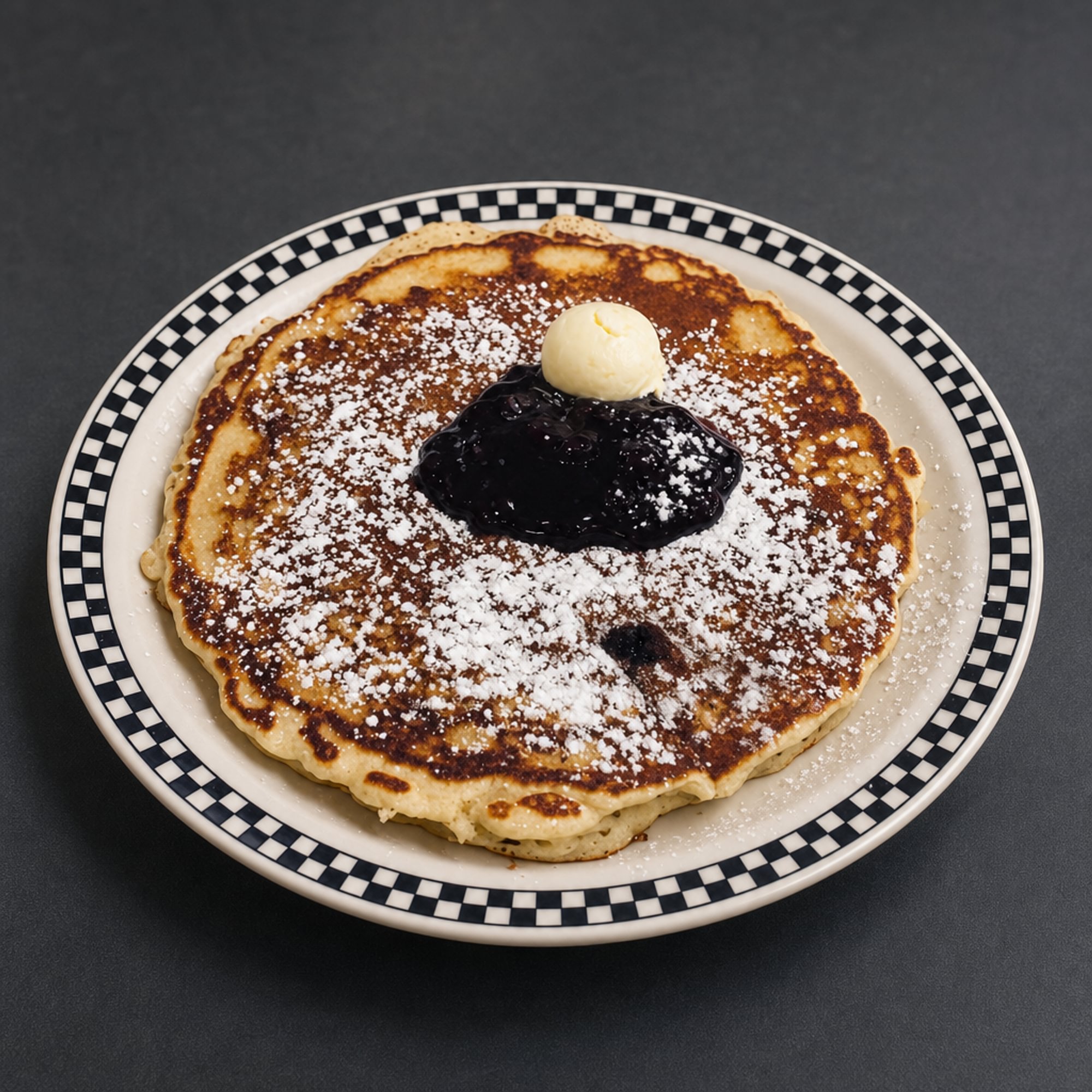 Single Blueberry Cake