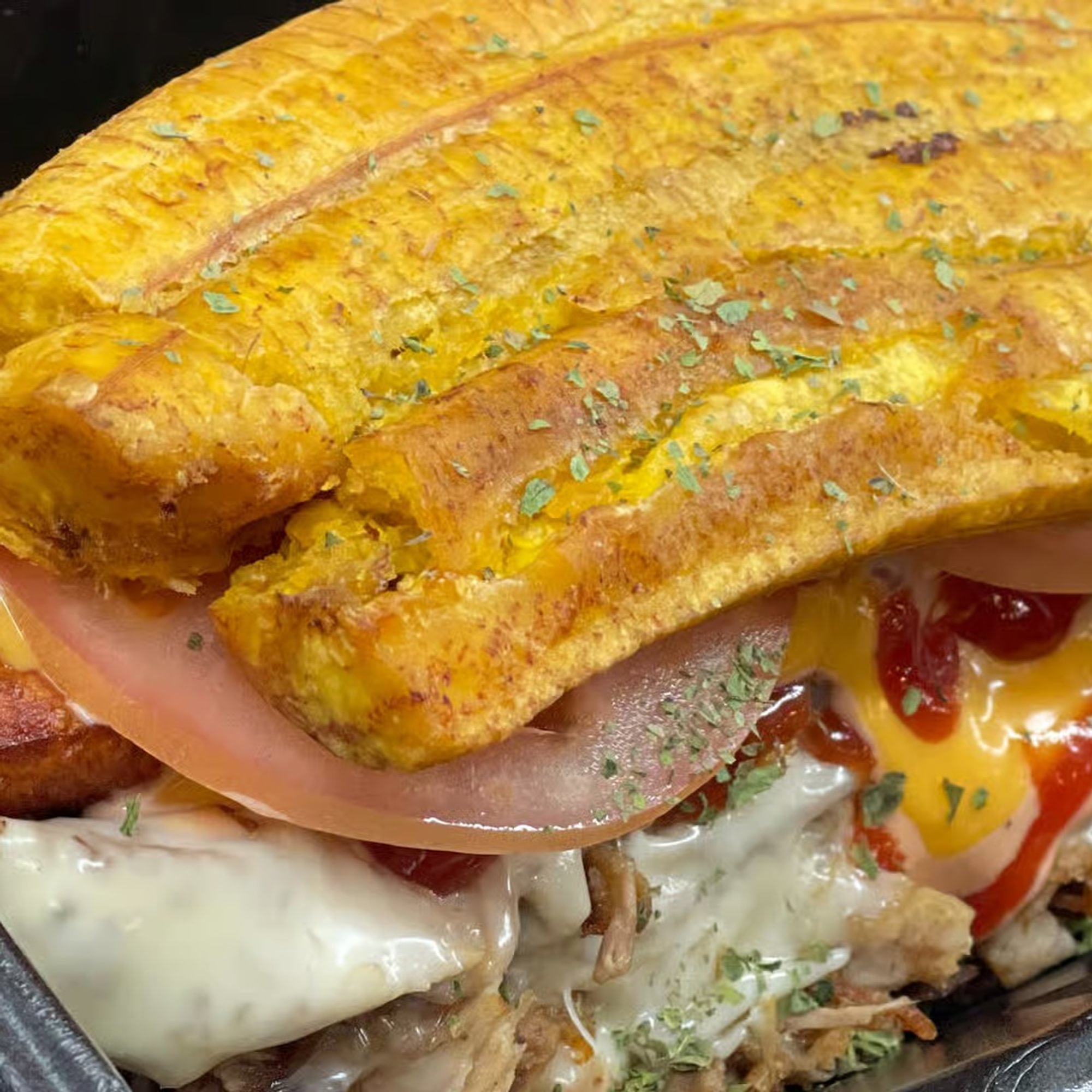 Patacon / Plantain Sandwich