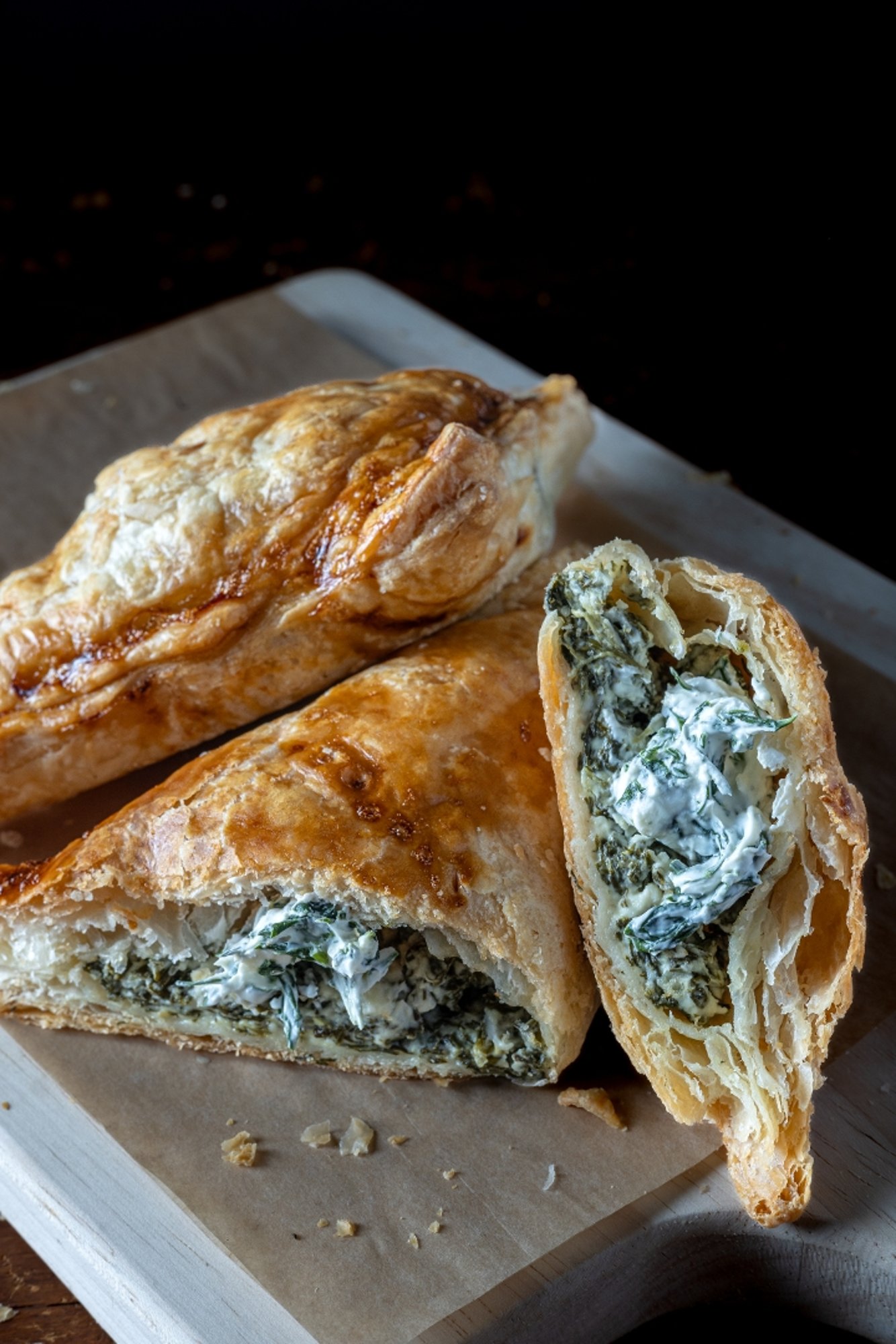 Pastel de espinaca