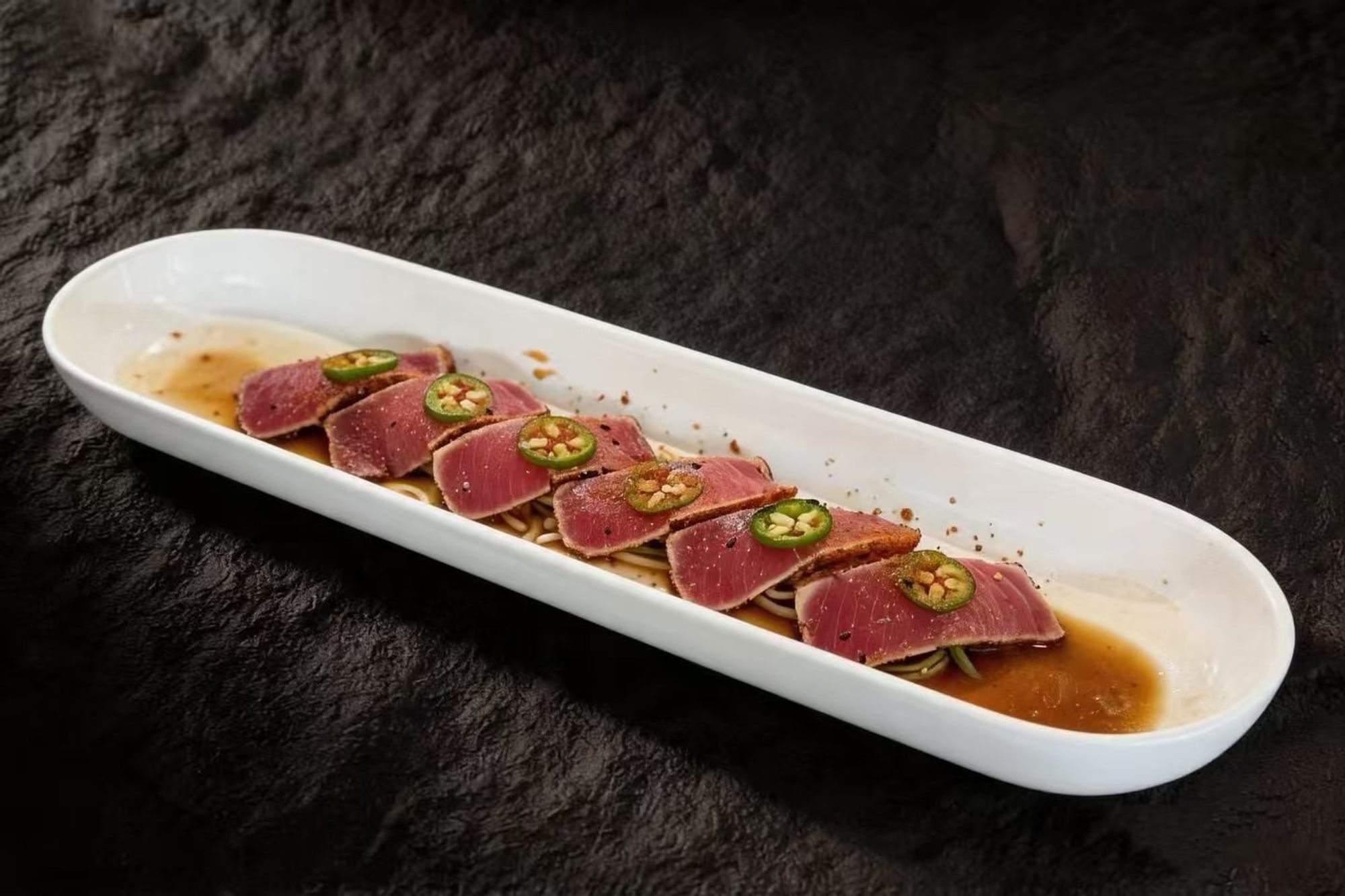 Pepper Tuna Carpaccio