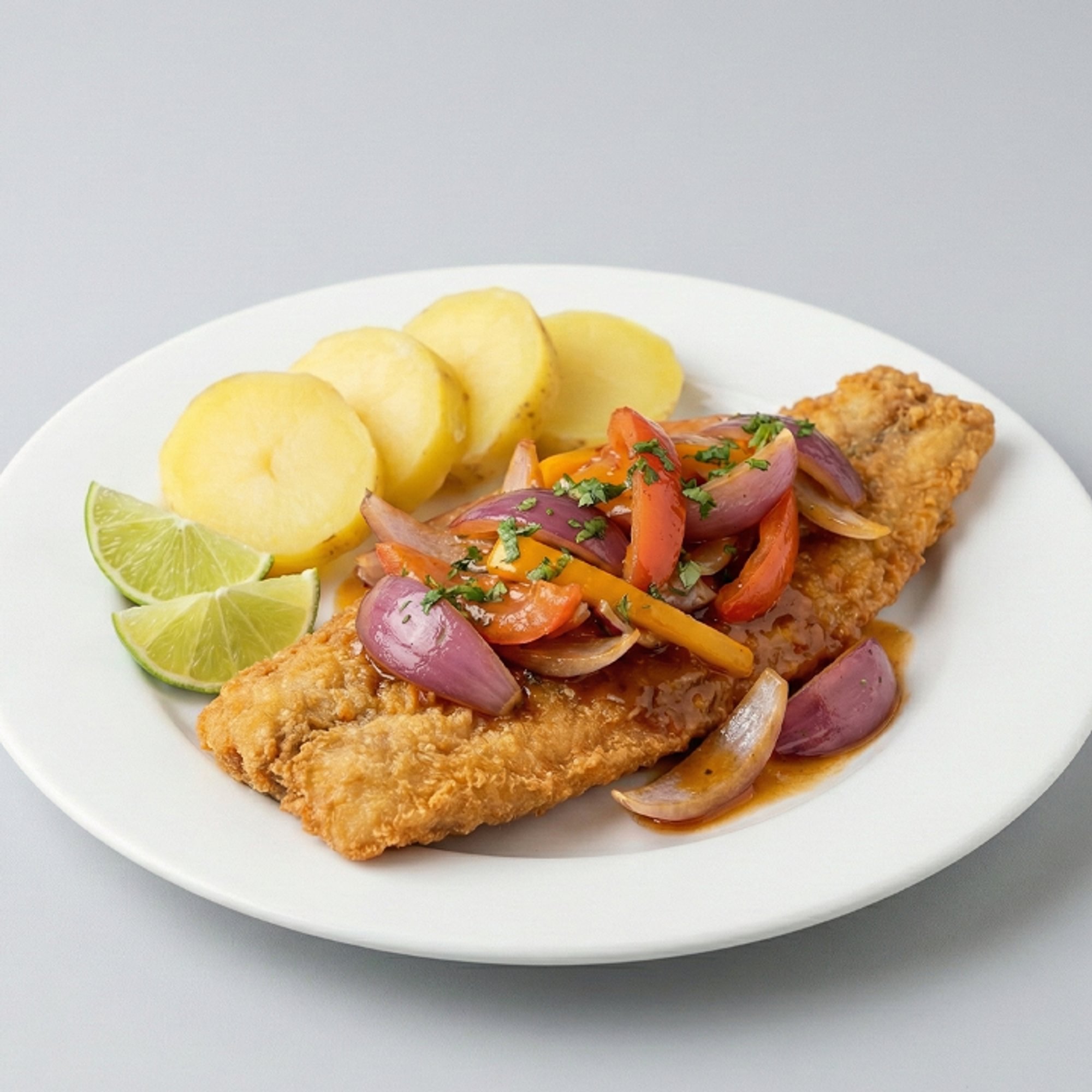 Pescado a la Chorrillana