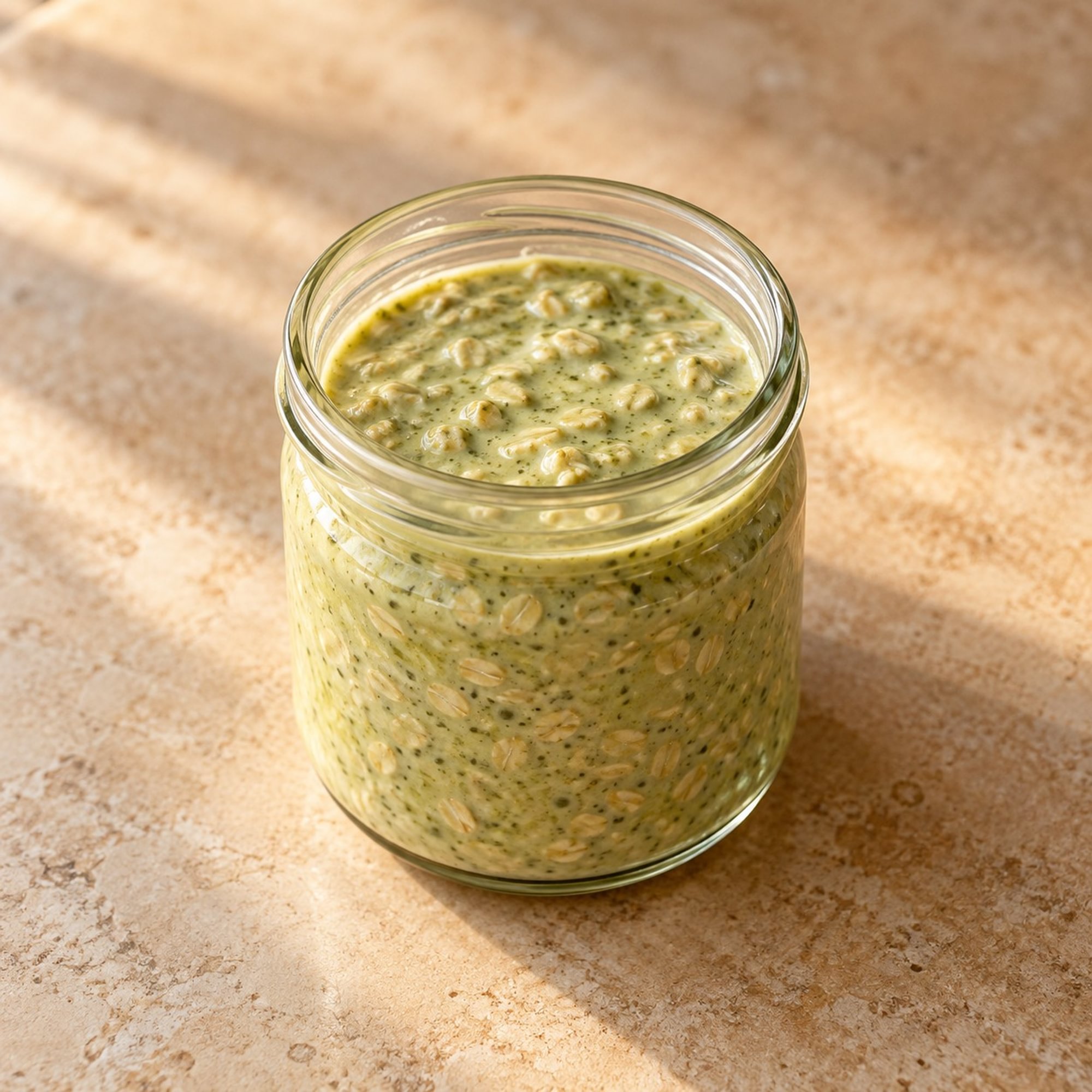 Matcha infused Overnight Oats