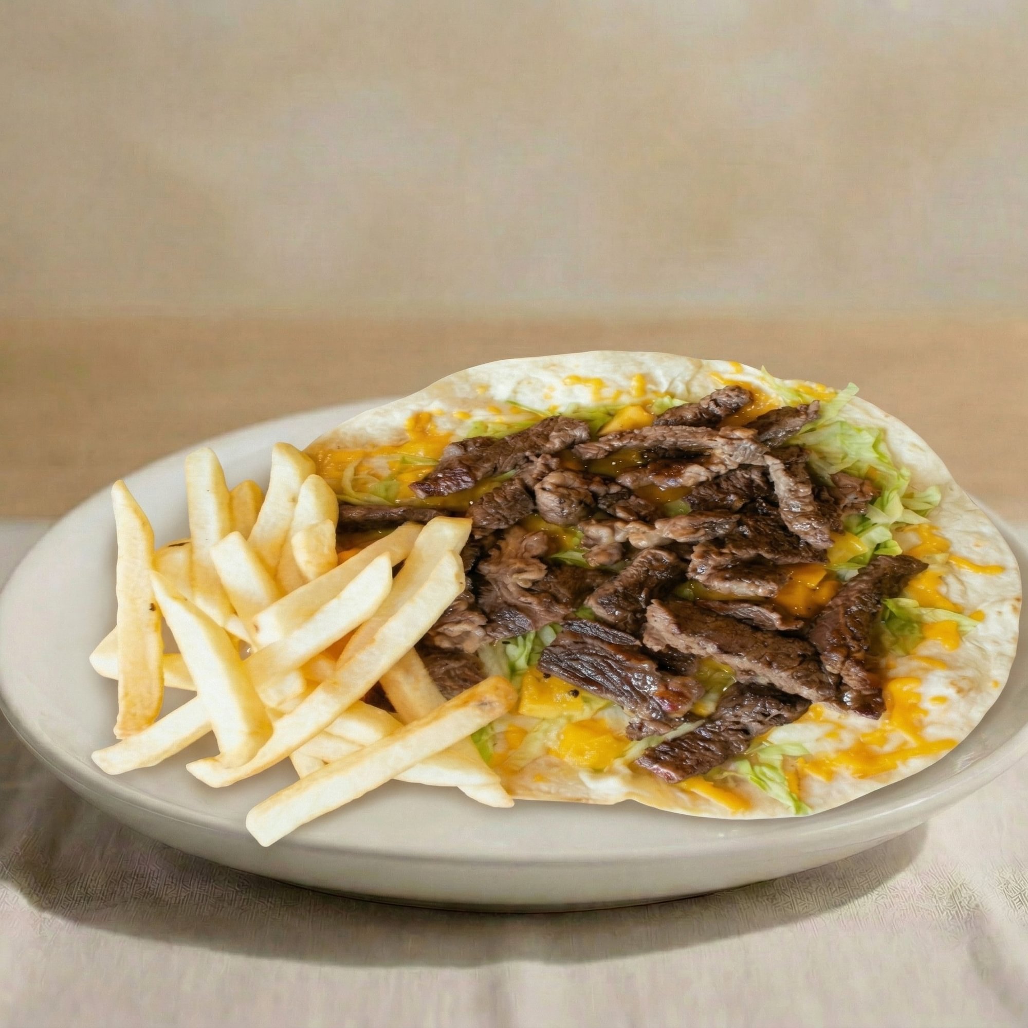Steak Tostada
