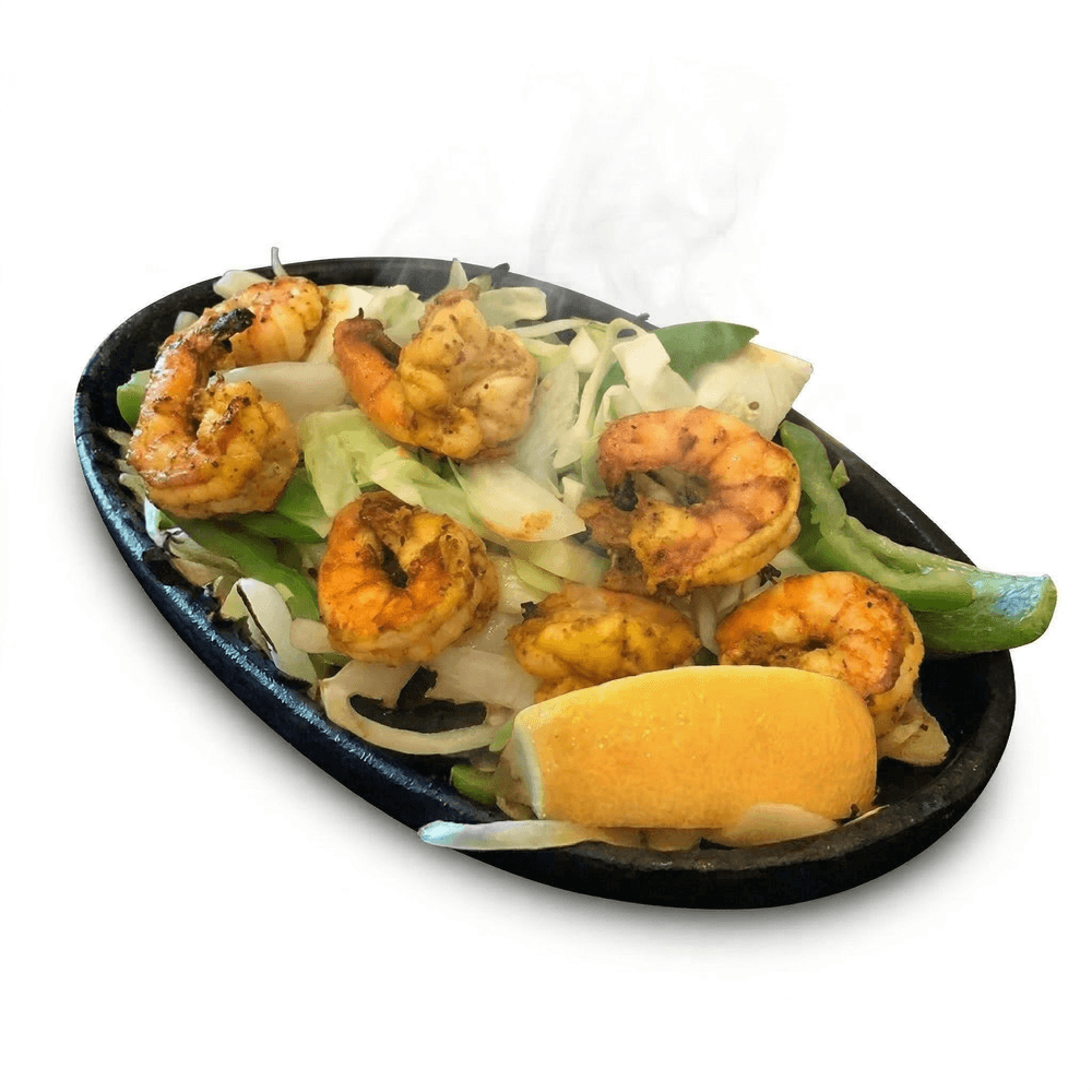 Combo Poleko Jhinge Maccha - Sizzling Prawn Platter