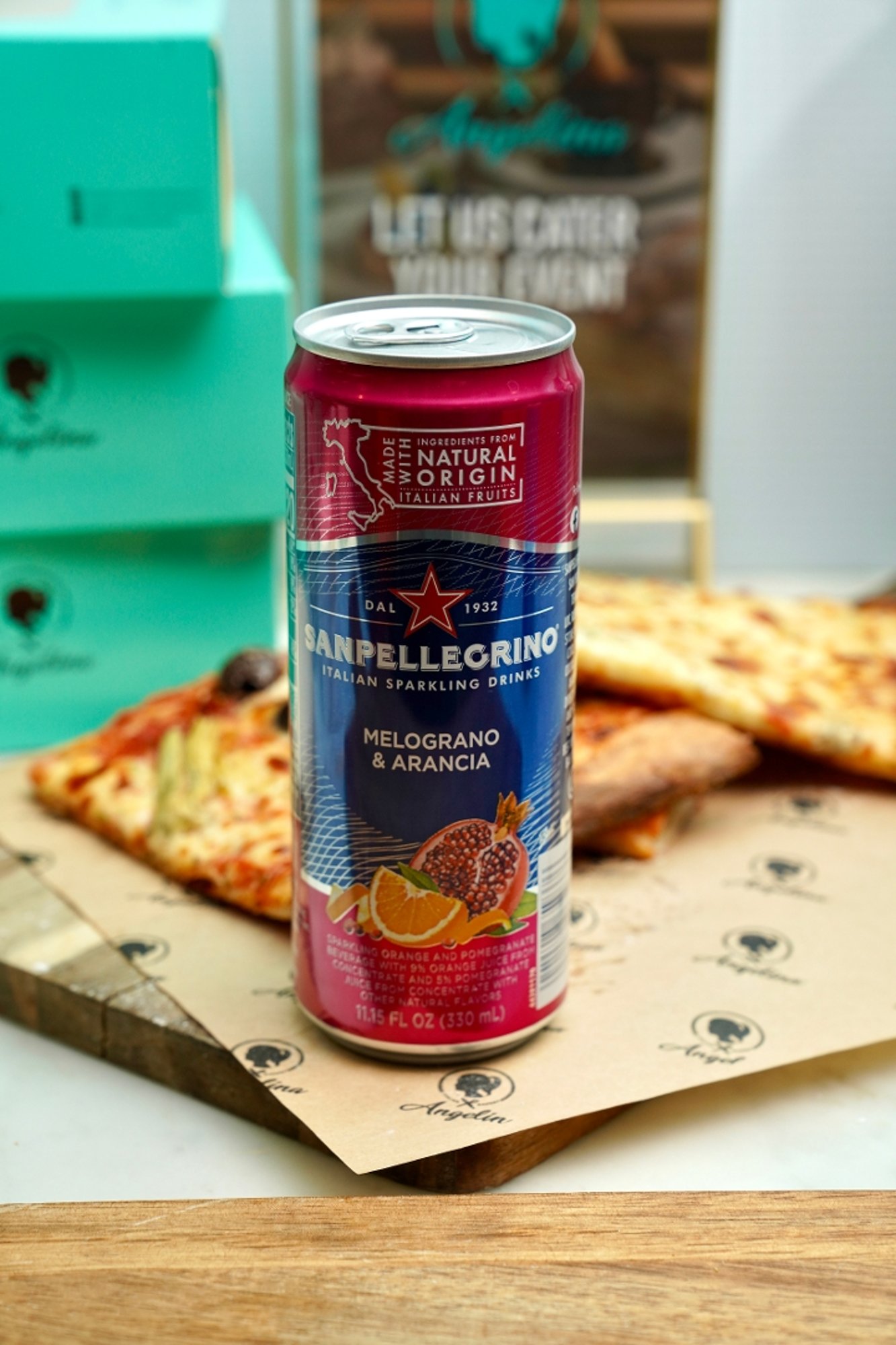 Orange Pomegranate Sparkling Water