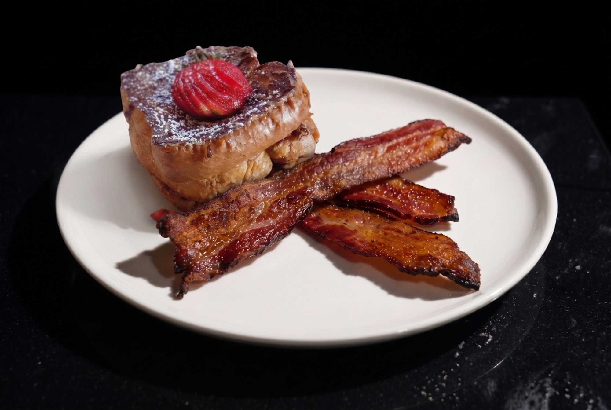 Kid French Toast w/Bacon