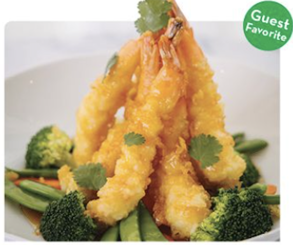 Orange Tempura Shrimp