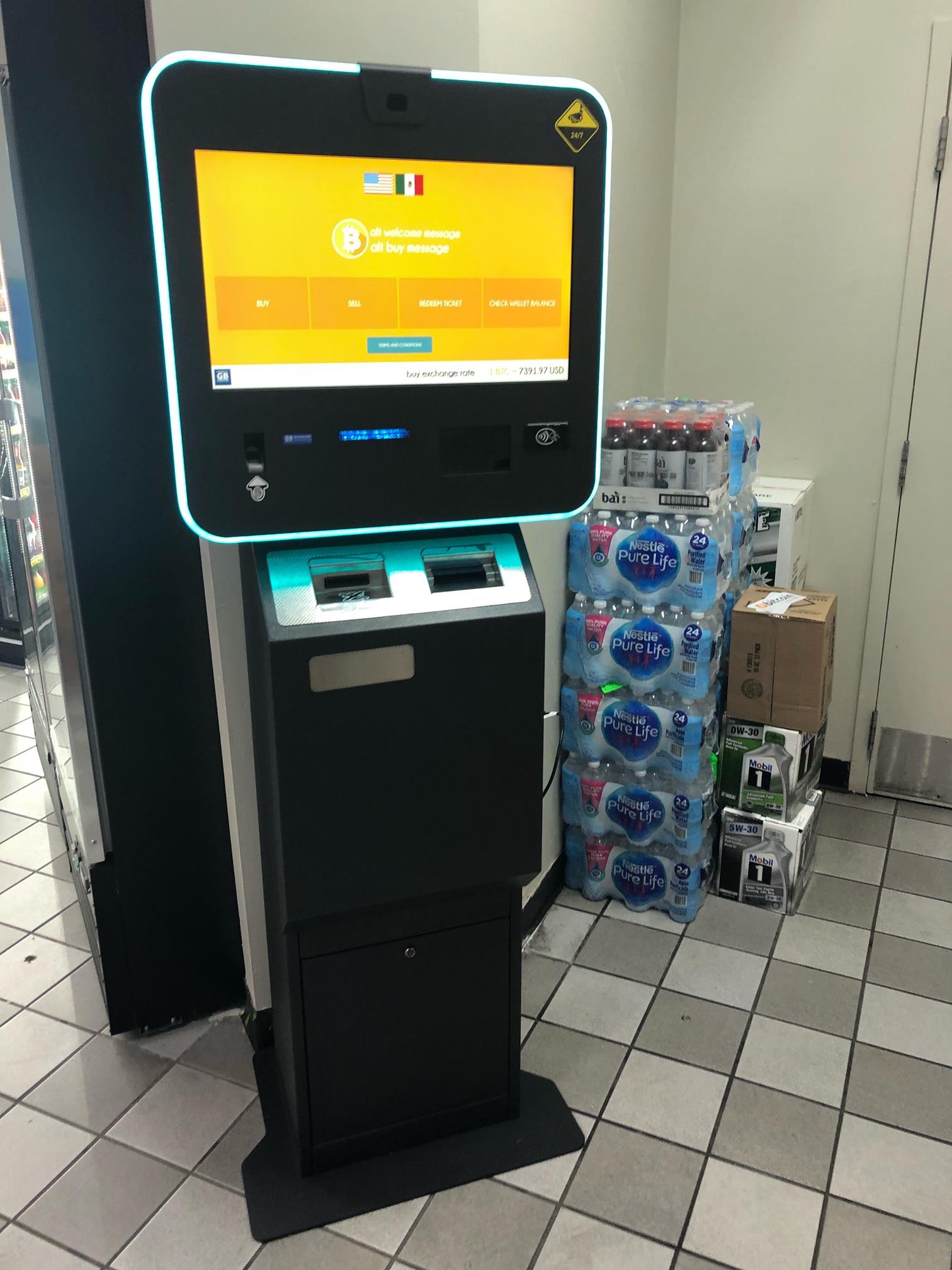 BudgetCoinz Bitcoin ATM - 24 Hours - Mobil Gas Station - Detroit Photo