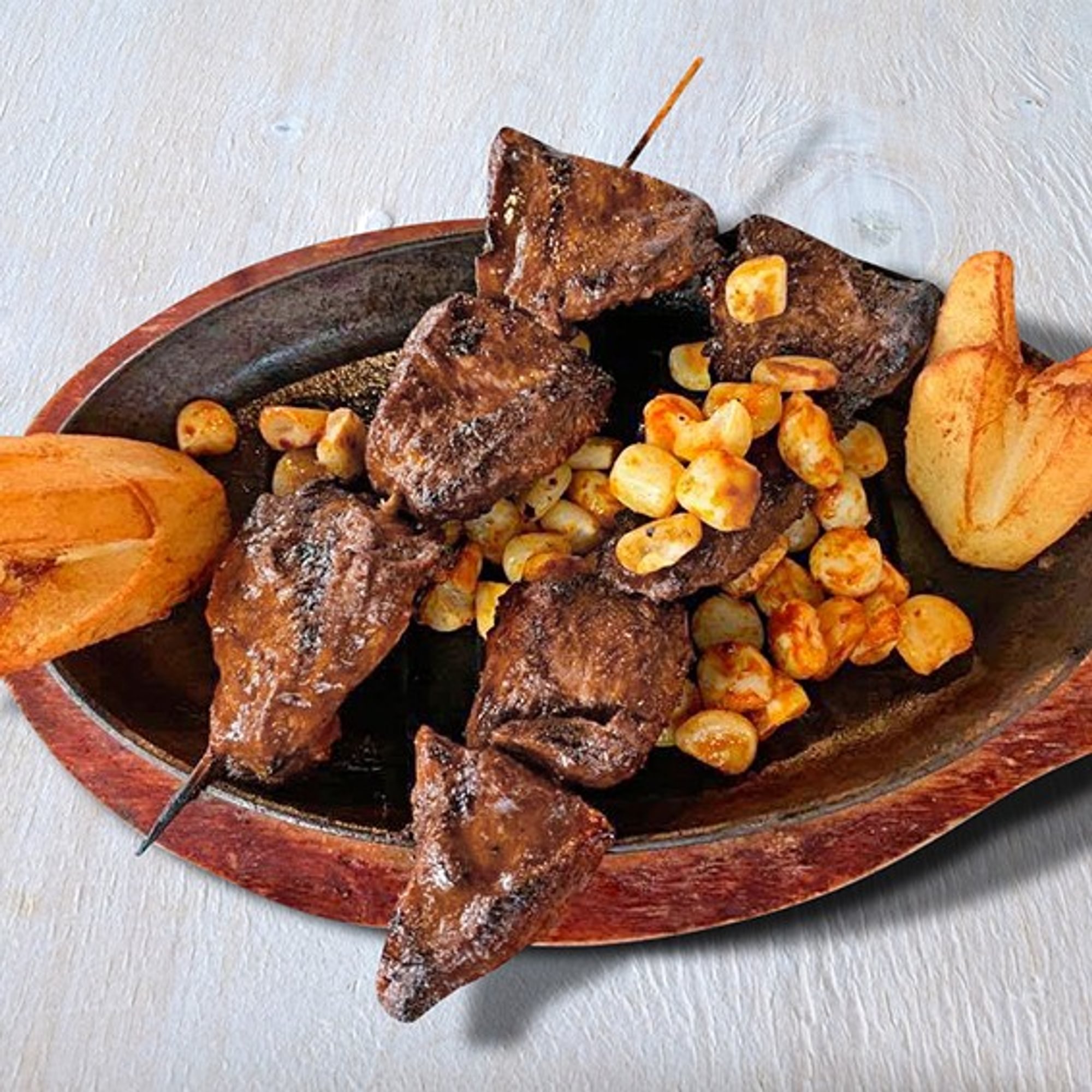 Anticuchos de Corazón de Ternera