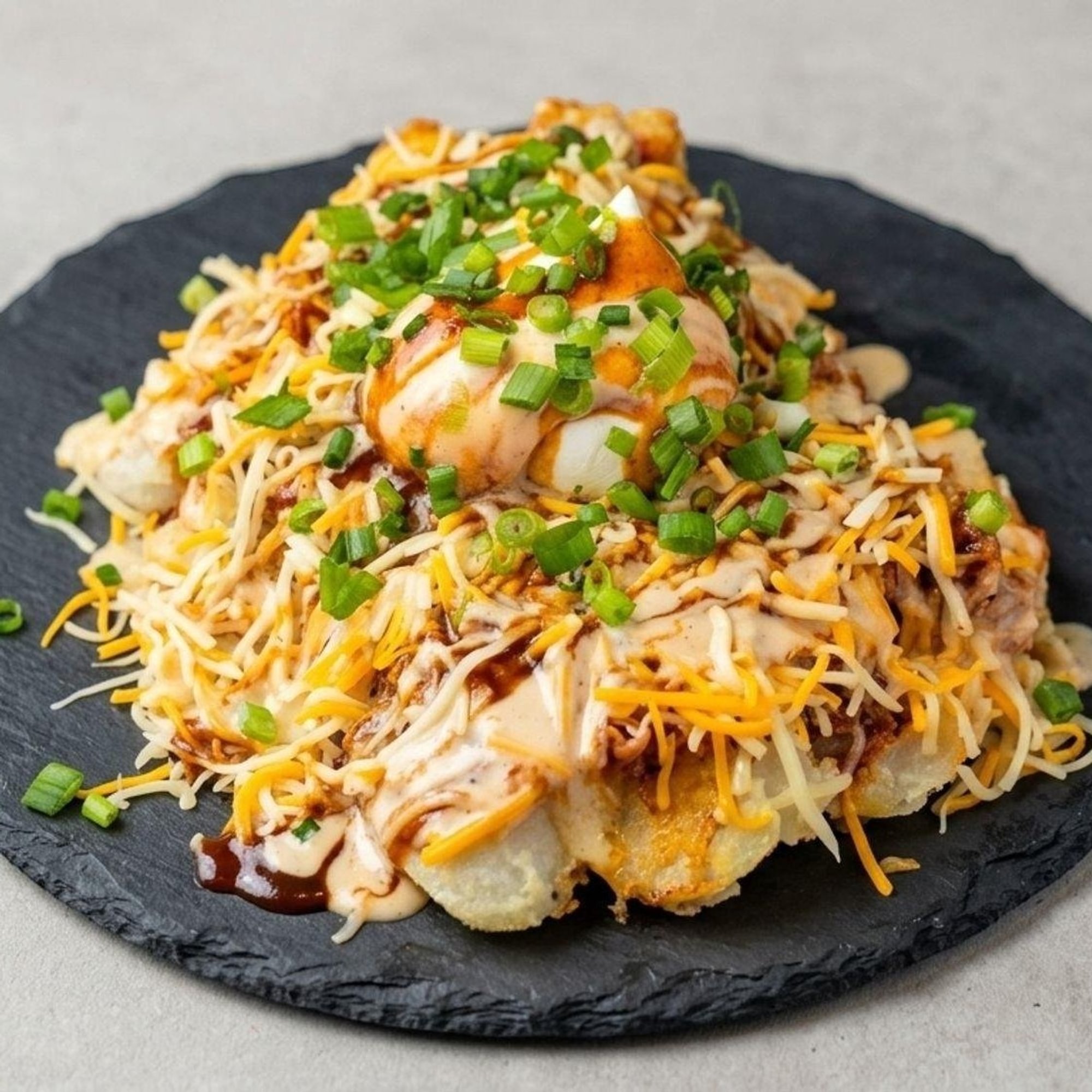 Loaded Pulled Chicken Loaded Spud
