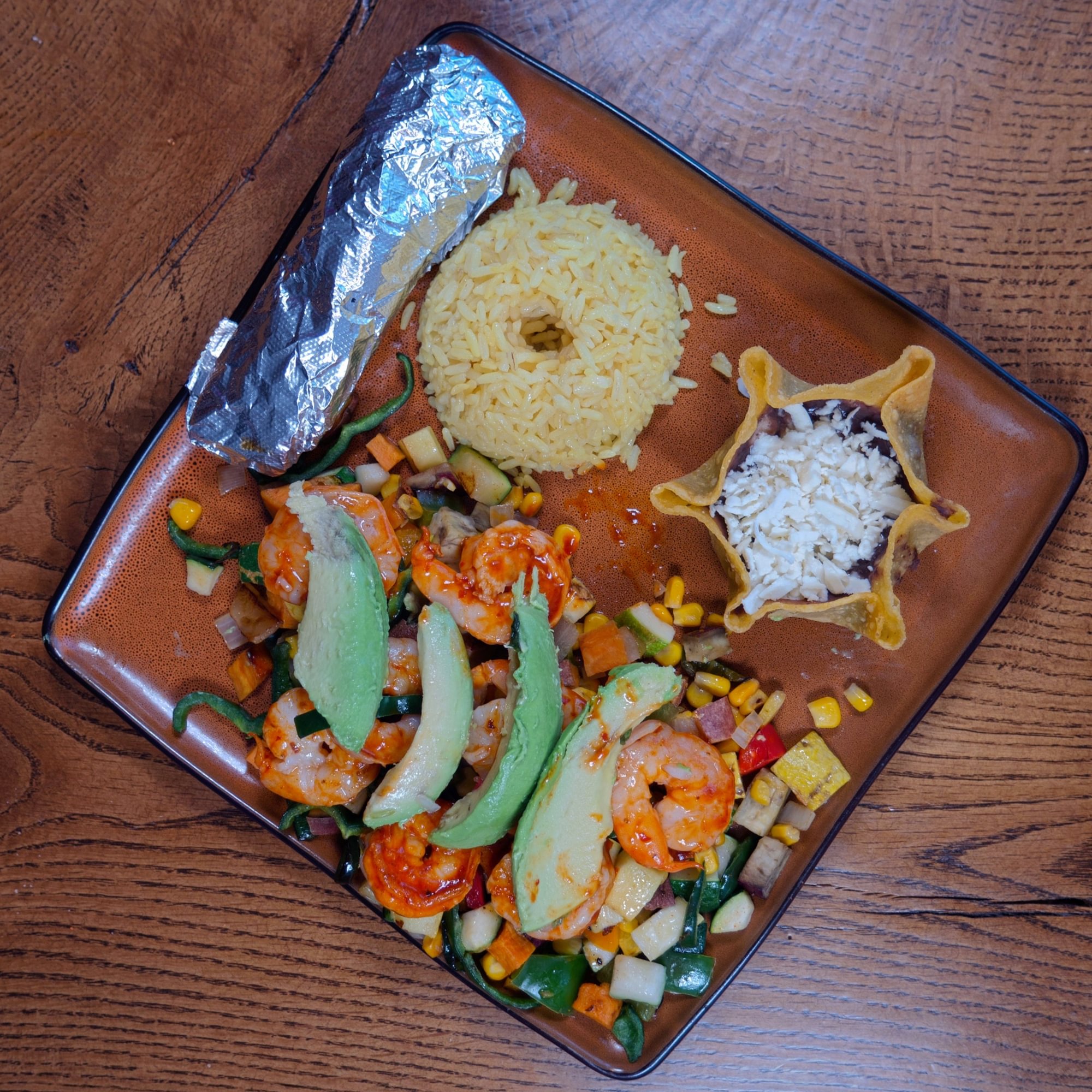 Grilled Shrimp Platter (Camarones a la Plancha)