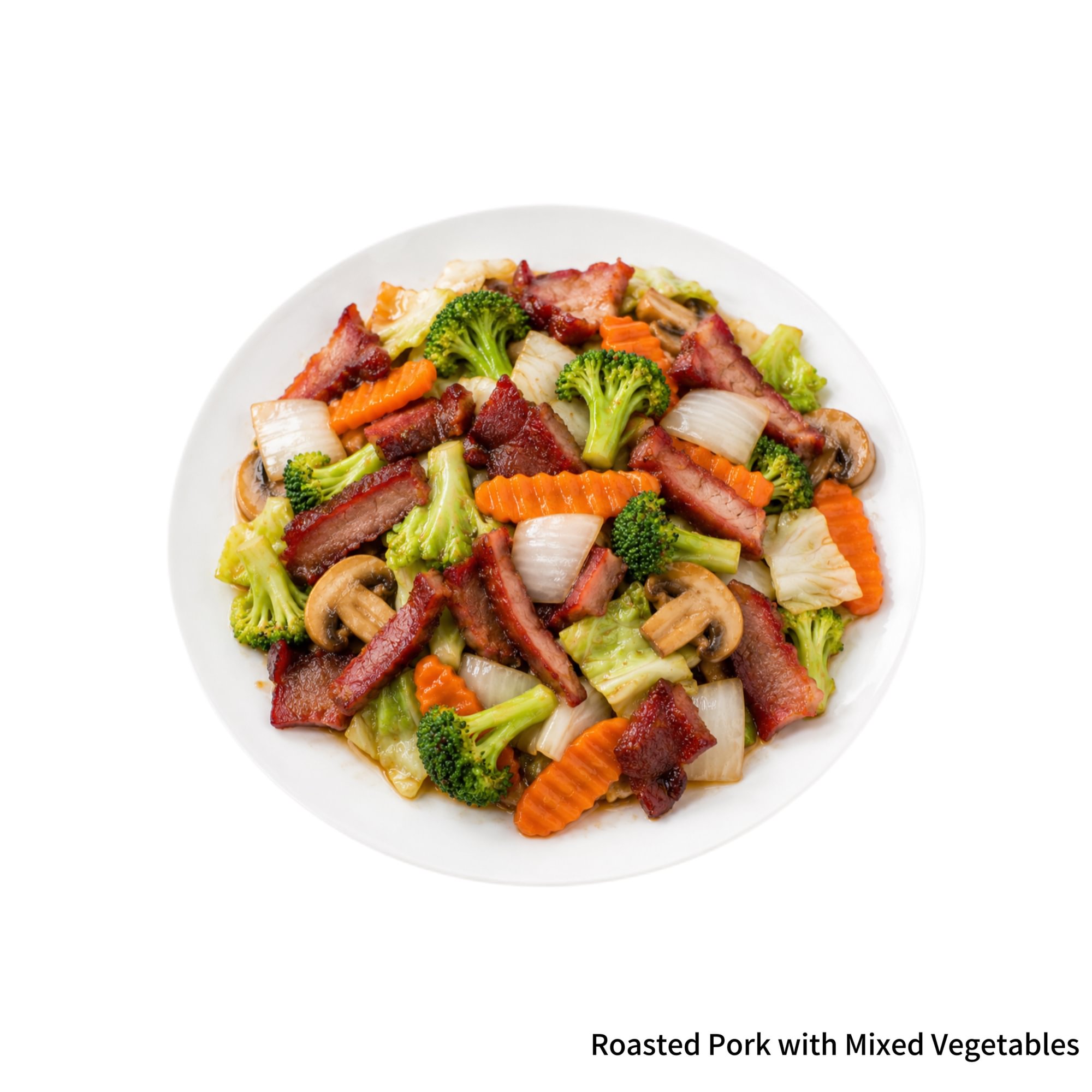 Roast Pork with Mixed Vegetables