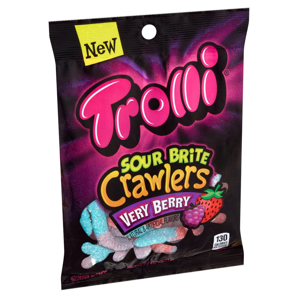 Wholesale Trolli Sour Brite Crawlers Very Berry 5Oz (12x$1.96)