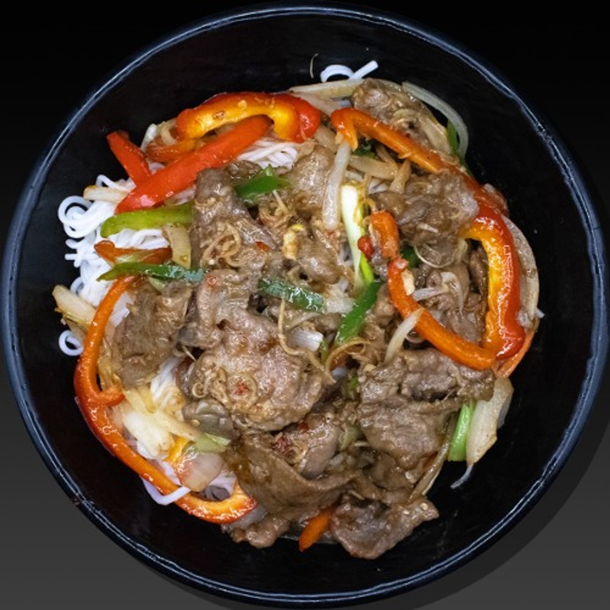 Stir-fried Lemongrass Noodle Bowl