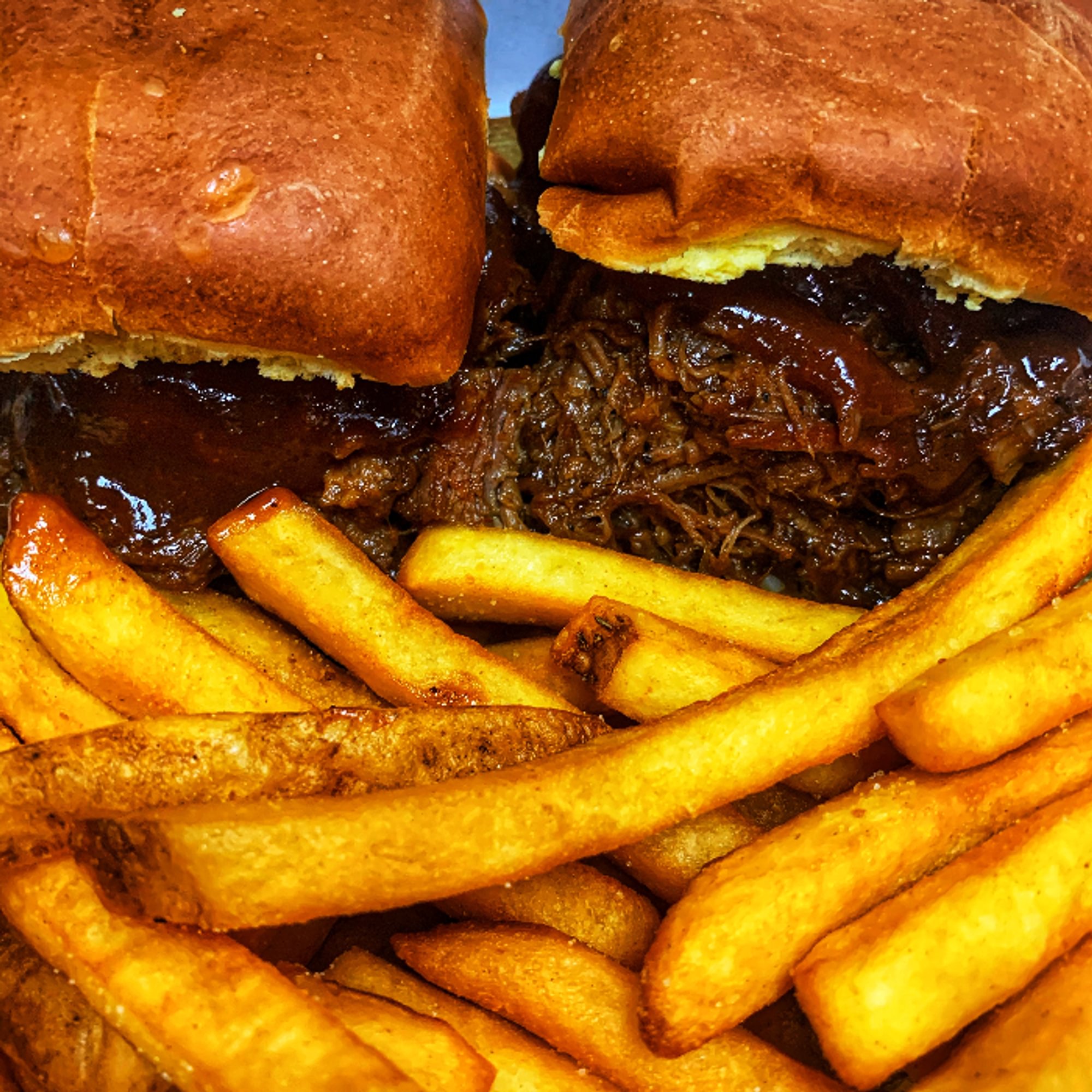 BBQ Brisket Slider Platter