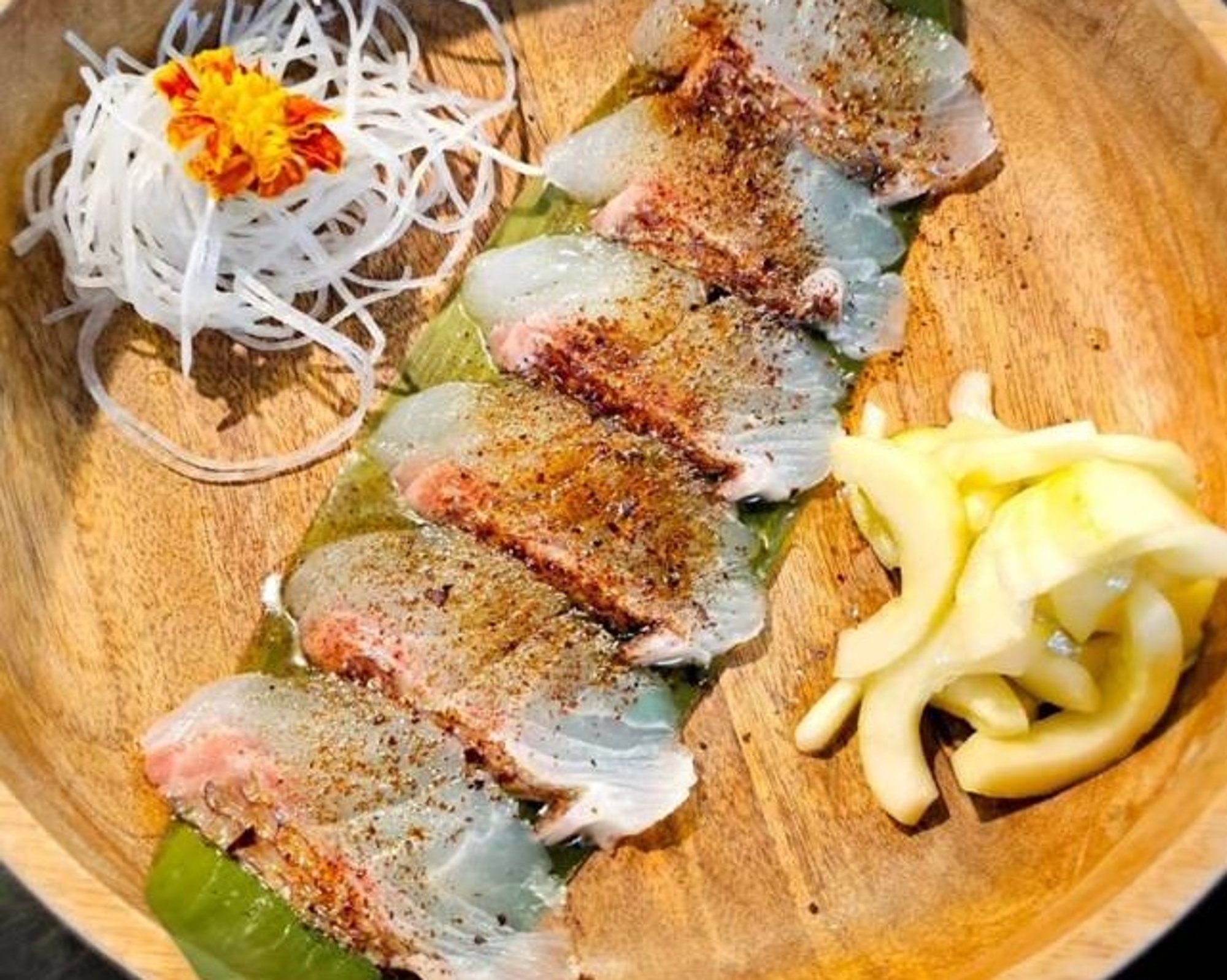 Jpn Snapper Carpaccio Sashimi