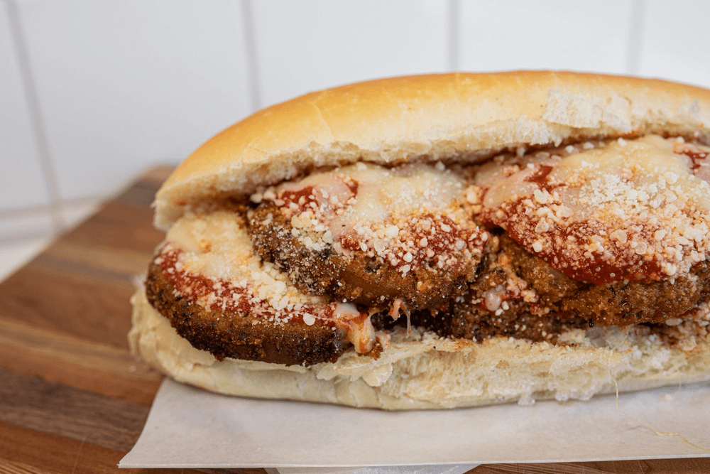Eggplant Parmigiana Sub