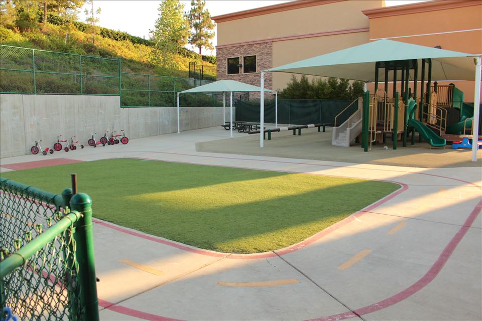 We love to ride our bikes around the Multi-Age playground!  We look forward to having fun with you!