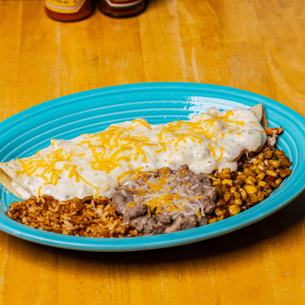 Crab or Spinach Enchiladas