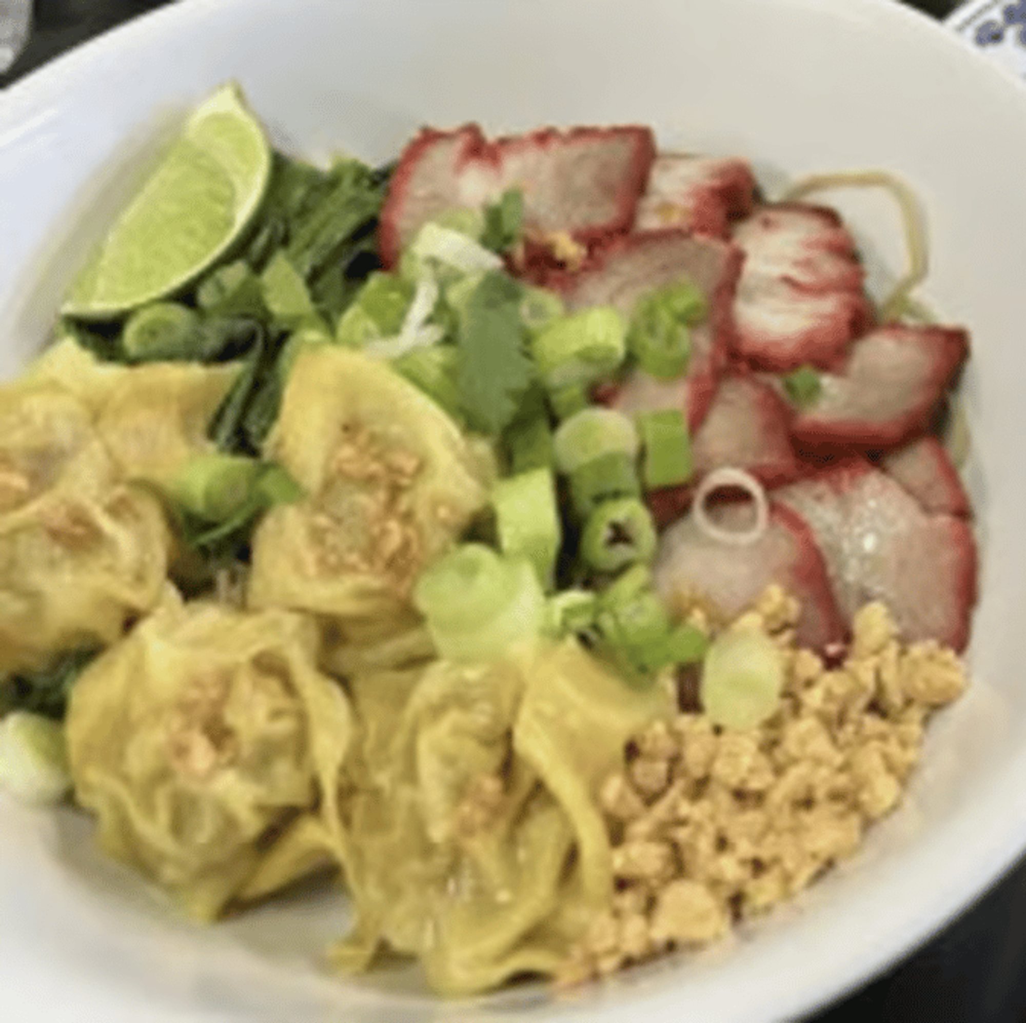 Ba Mi Wonton bbq pork noodles
