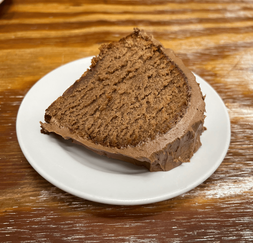 Chocolate Pound Cake with Milk Chocolate Icing