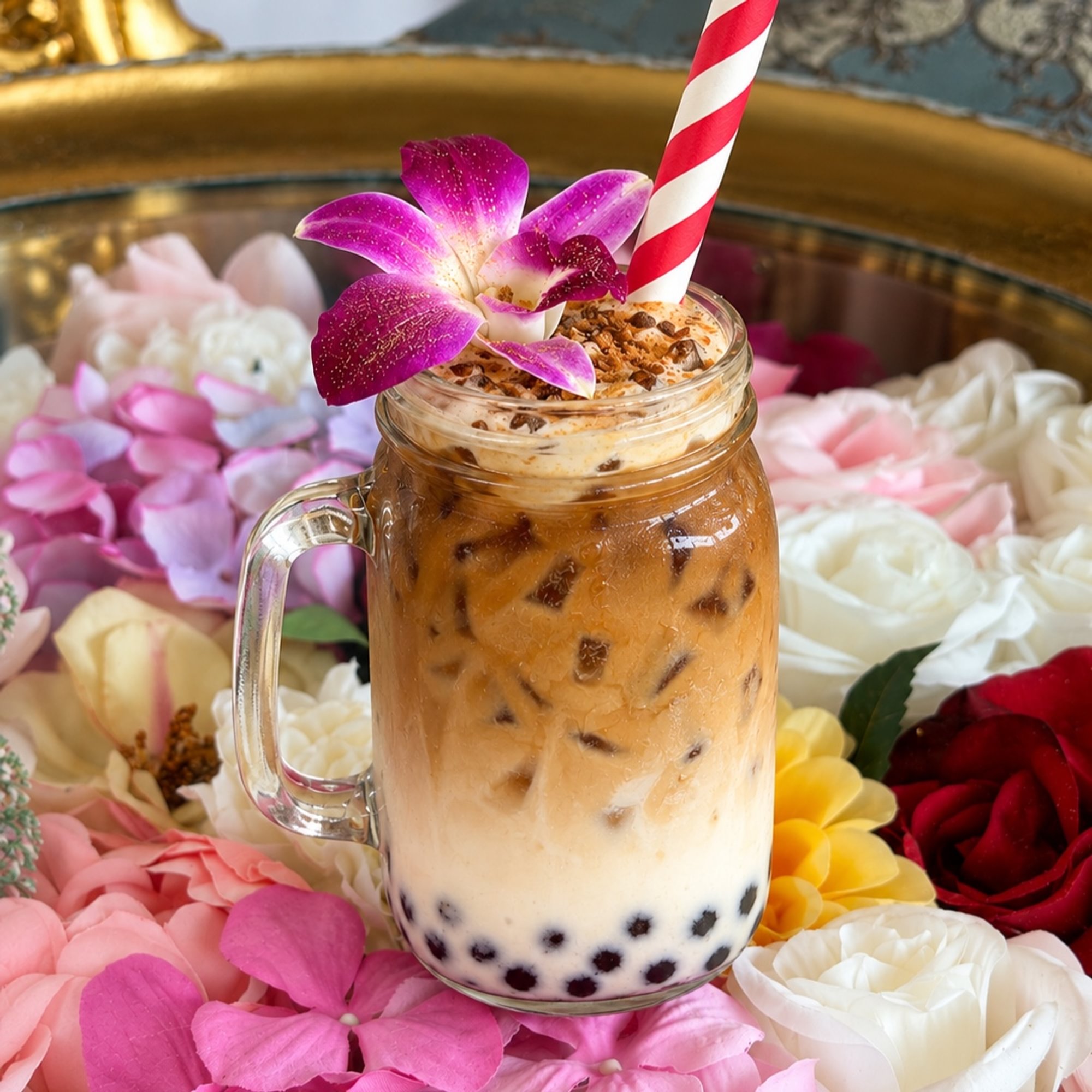 Brown Butter Macchiato Boba