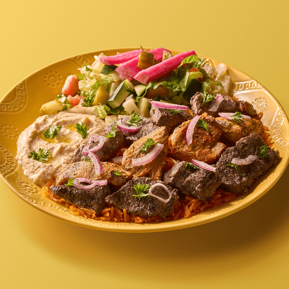3 Combination plate (Chicken, Beef steak, Lamb)