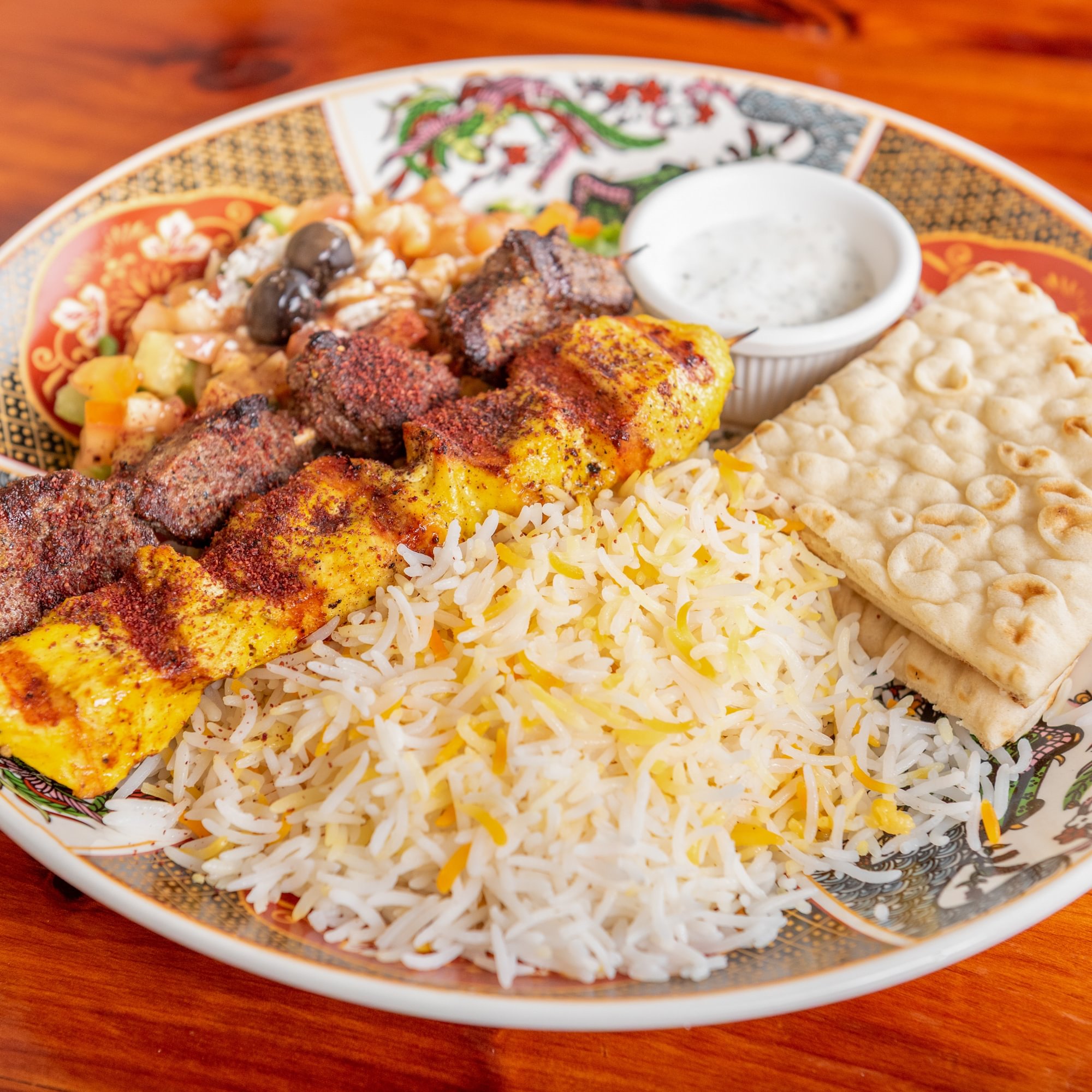 Lamb and Chicken Plate