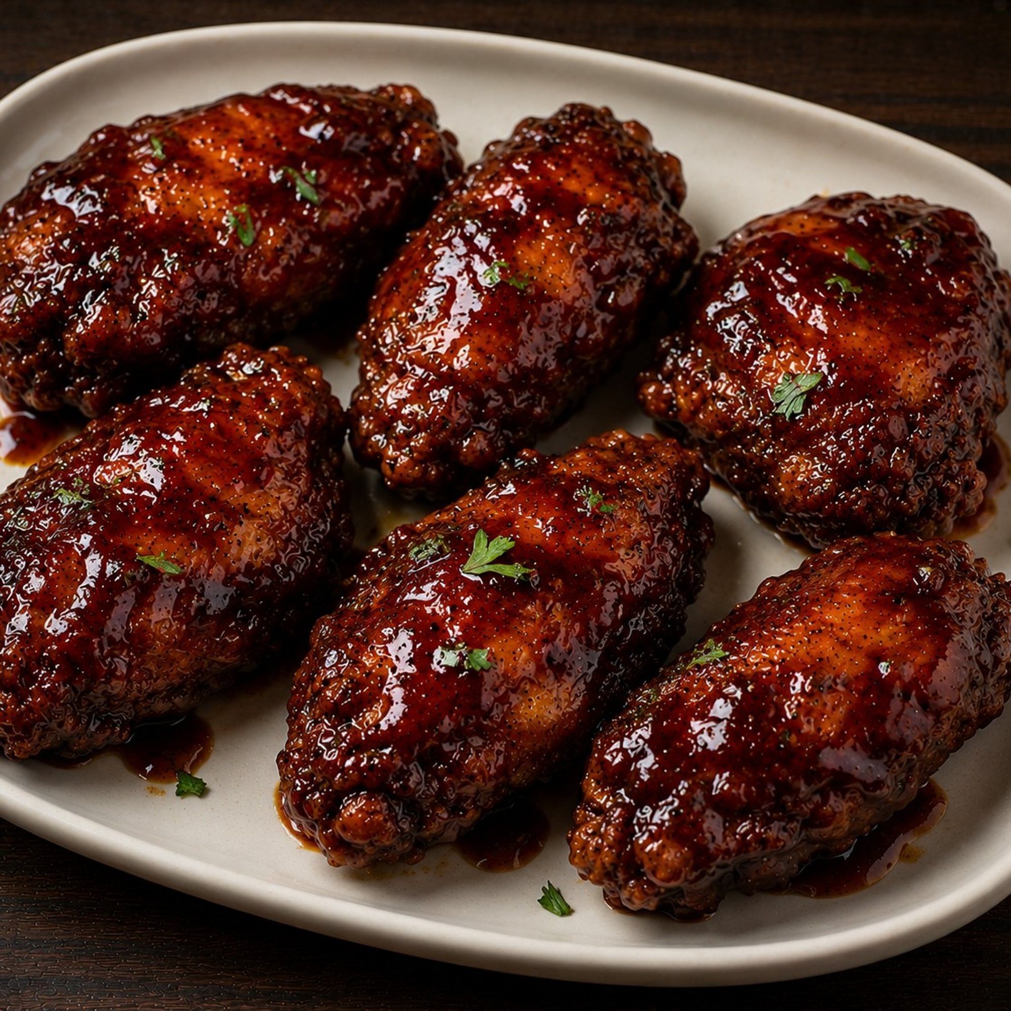 6pcs Wings (One Flavor Sauce)