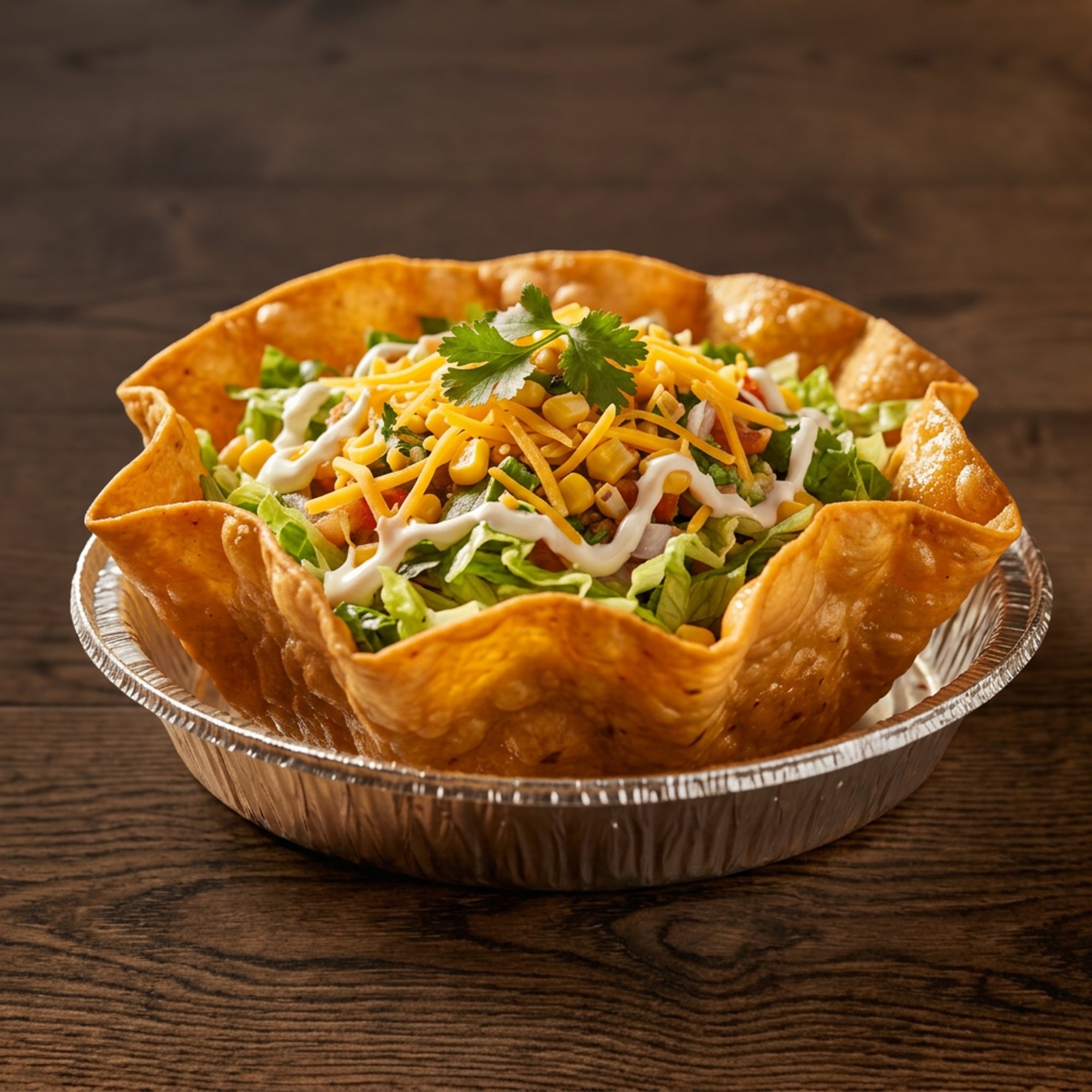 Steak Taco Shell Bowl