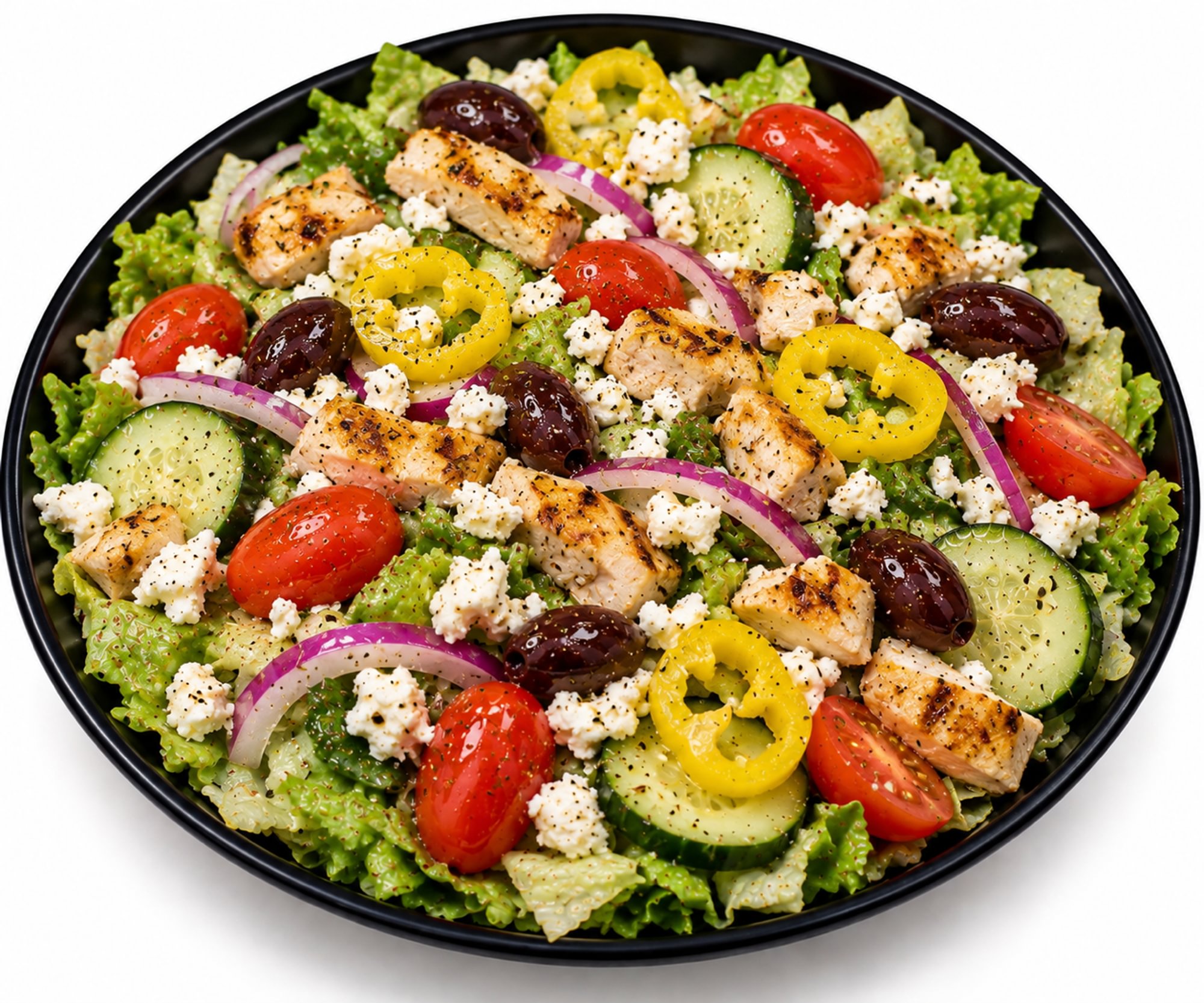 Greek Salad with Chicken