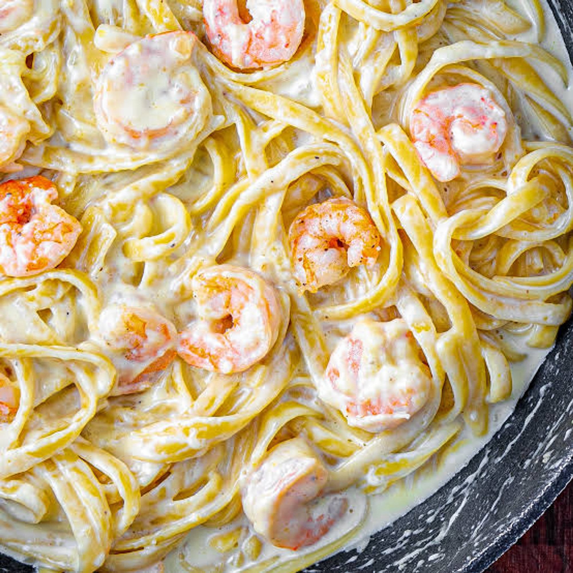 Shrimp Alfredo Dinner Special