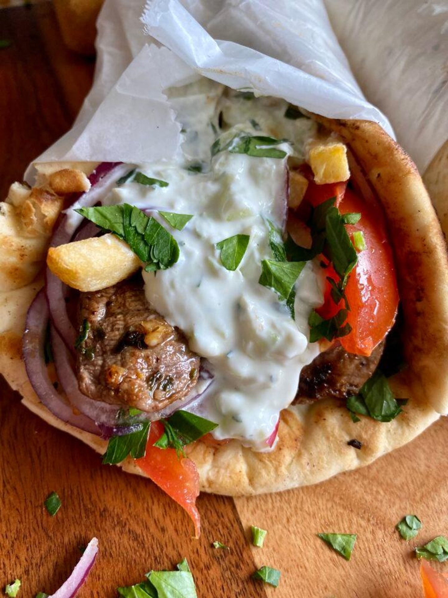 Souvlaki Sandwich