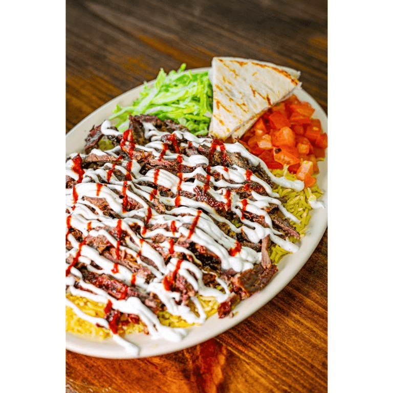 Beef Shawarma Over Rice