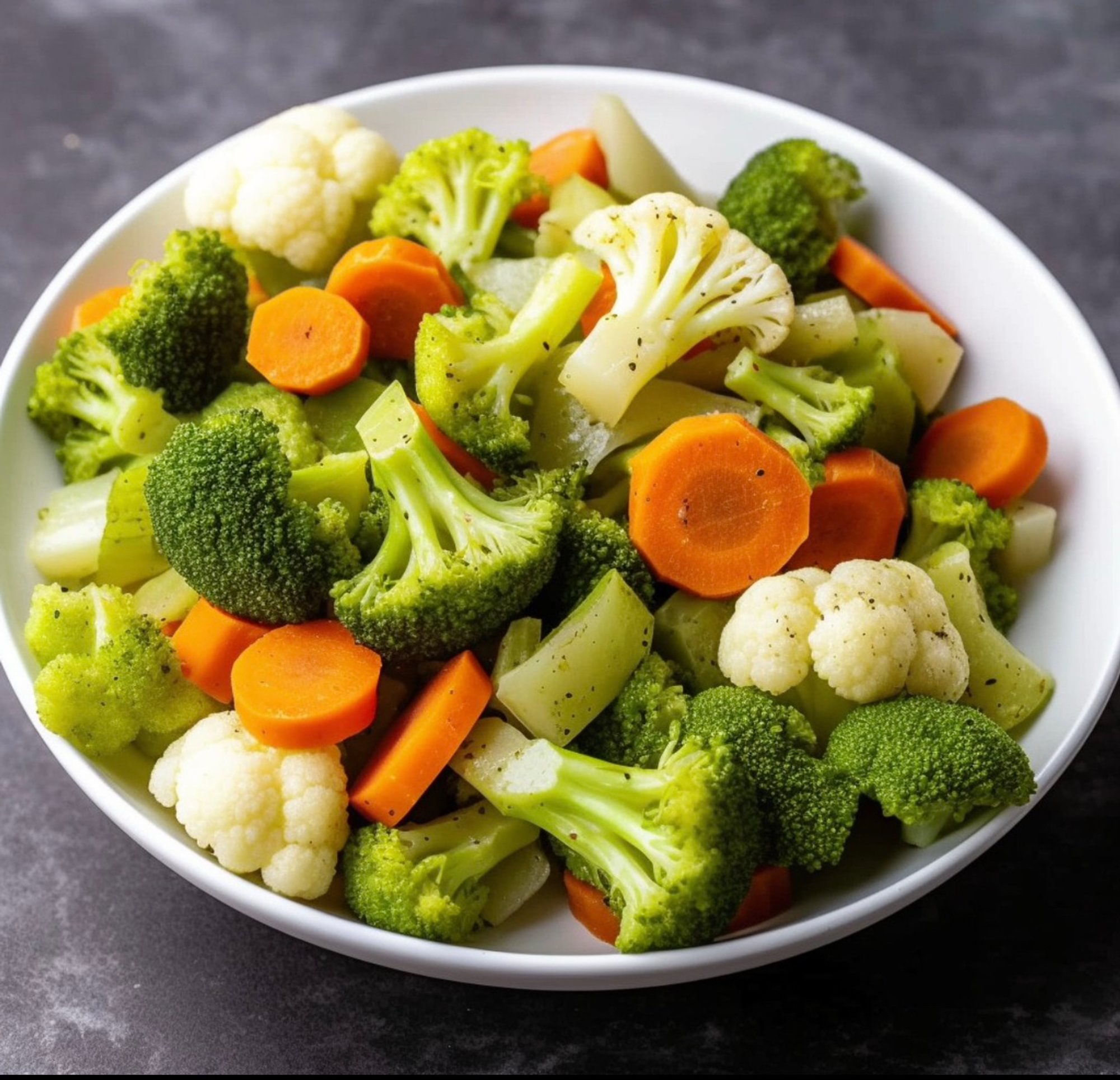 Boiled or Steamed Mixed Vegetables