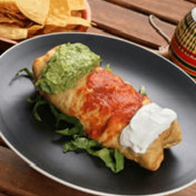 Small Chimichanga with Small Drink