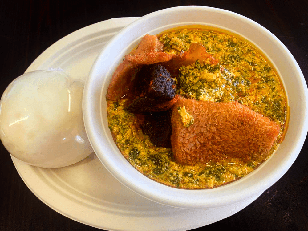 Egusi Soup With Fufu