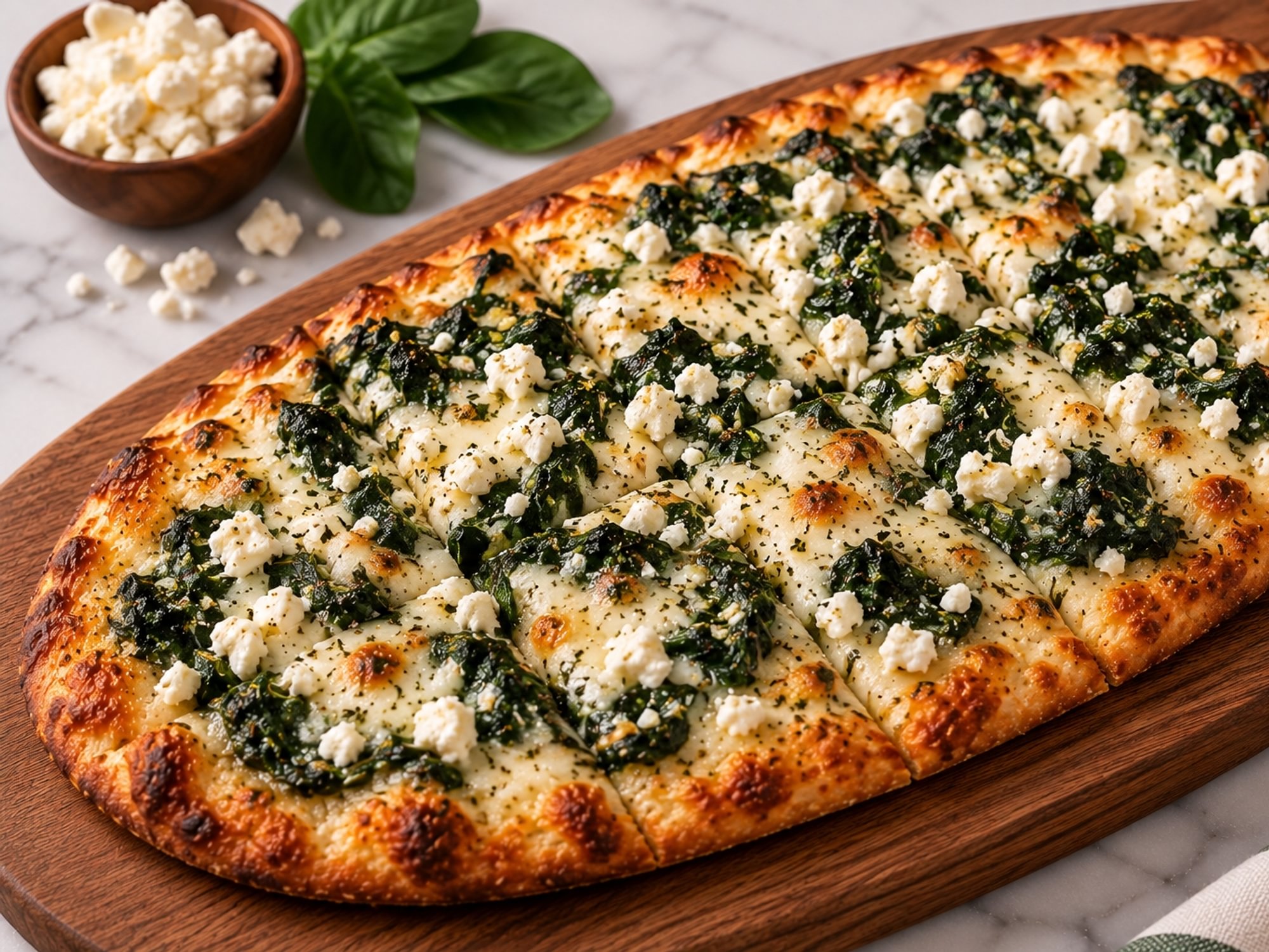 SPINACH FETA FLATBREAD