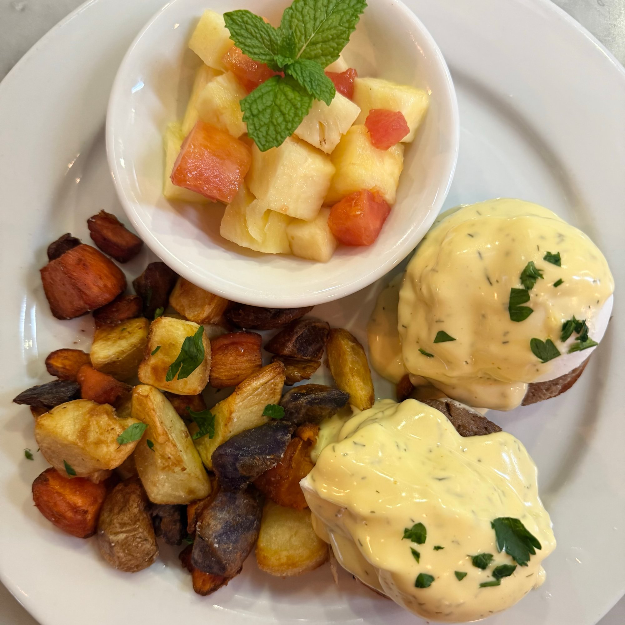 Impossible benedict brunch