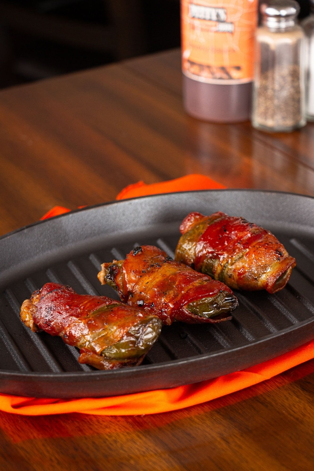 Bacon-Wrapped Jalapeno Poppers