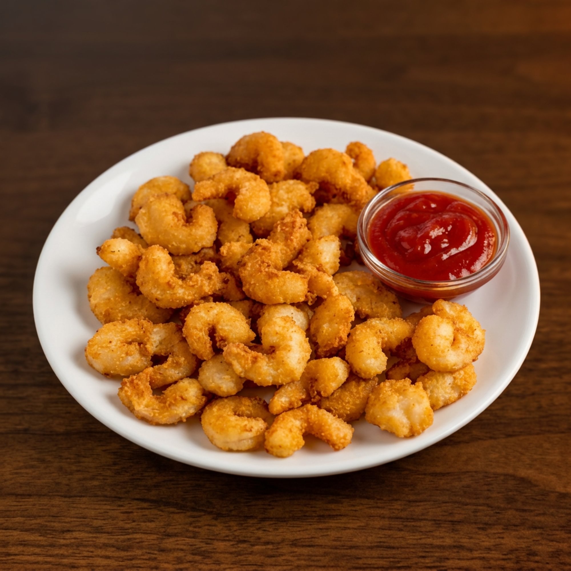 Popcorn Shrimp, Side and Drink