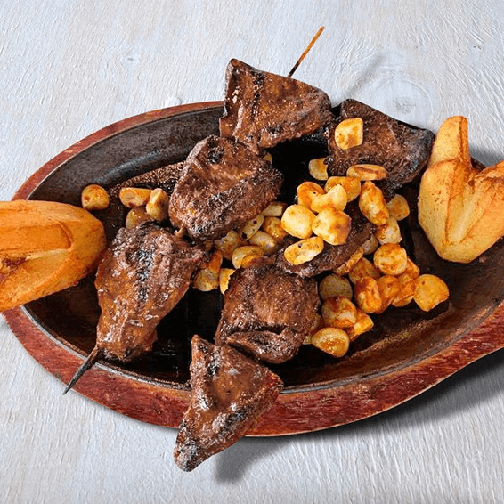 Anticuchos de Corazón de Ternera